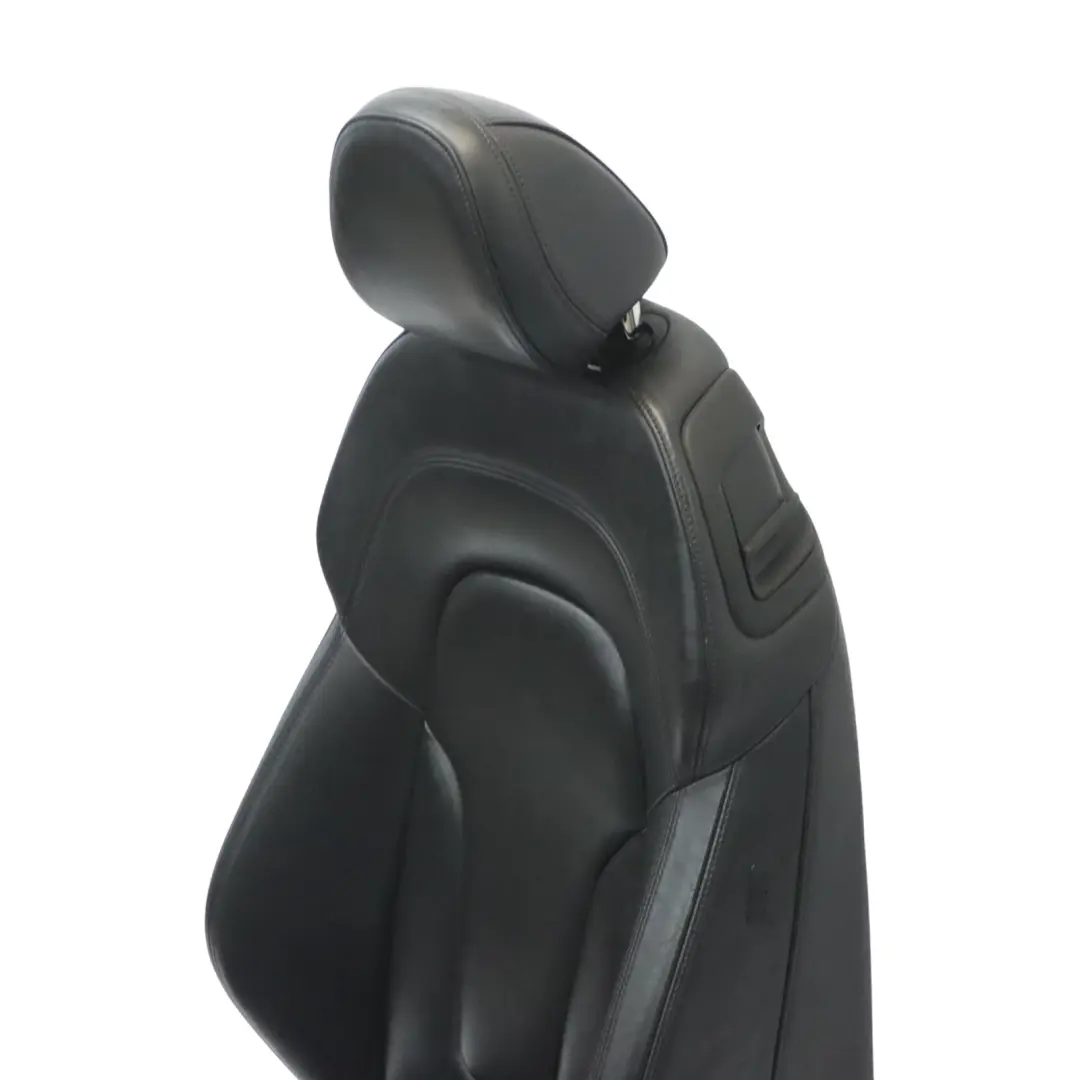 Audi TT 8J Coupe Sport Seat Front Left N/S Heated Feinnappa Leather Soul Black - SKU 8J8881805A-1 - Part number 8J8881805A