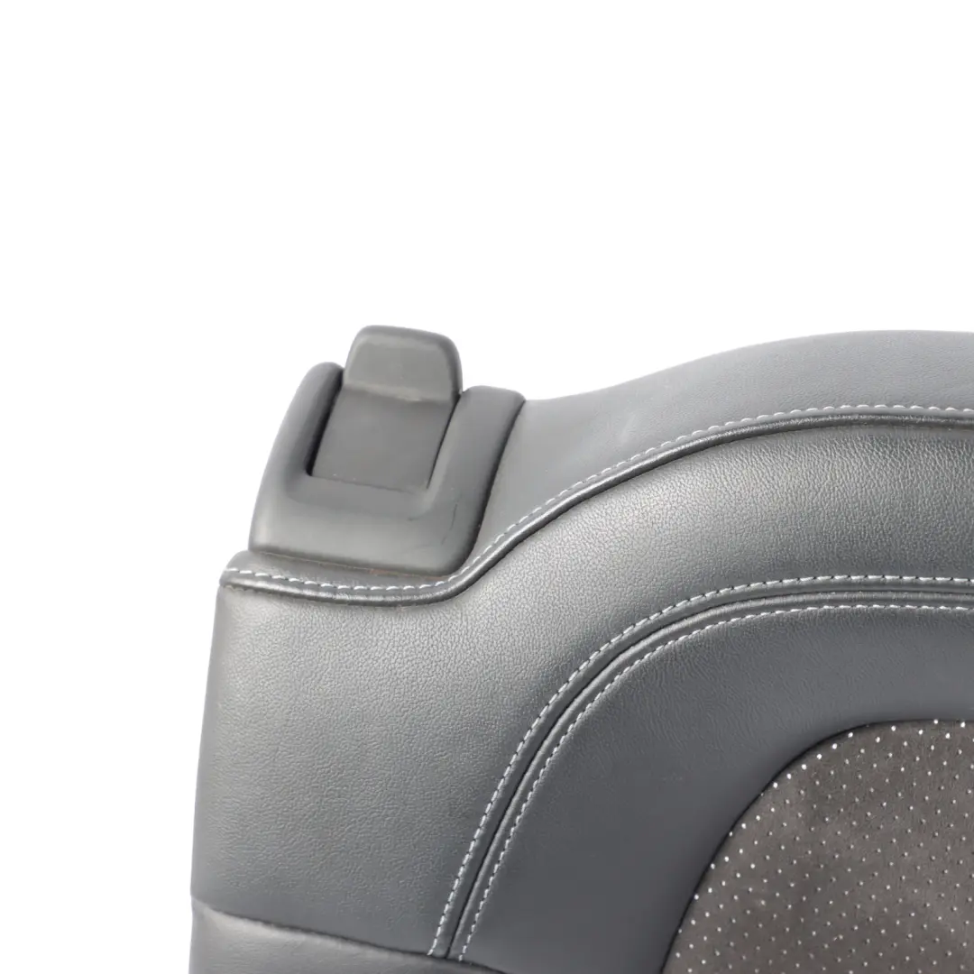 Audi TT 8J Rear Left Right N/O/S Backrest Split Alcantara Black Leather Soul - SKU 8J8885805G - Part number 8J8885805G
