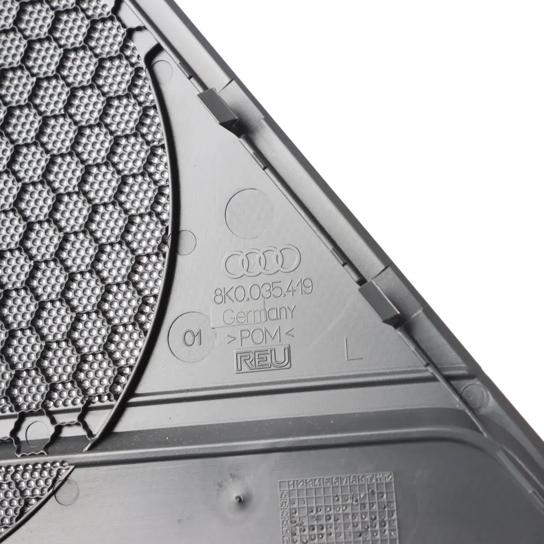 Rivestimento Altoparlanti Porta Pannello Anteriore Sinistro per Audi A4 B8 con numero di parte 8K0035419 Audi A4 B8 Rivestimento Altoparlanti Porta Pannello Anteriore Sinistro - SKU 8K0035419 - Numero di parte 8K0035419