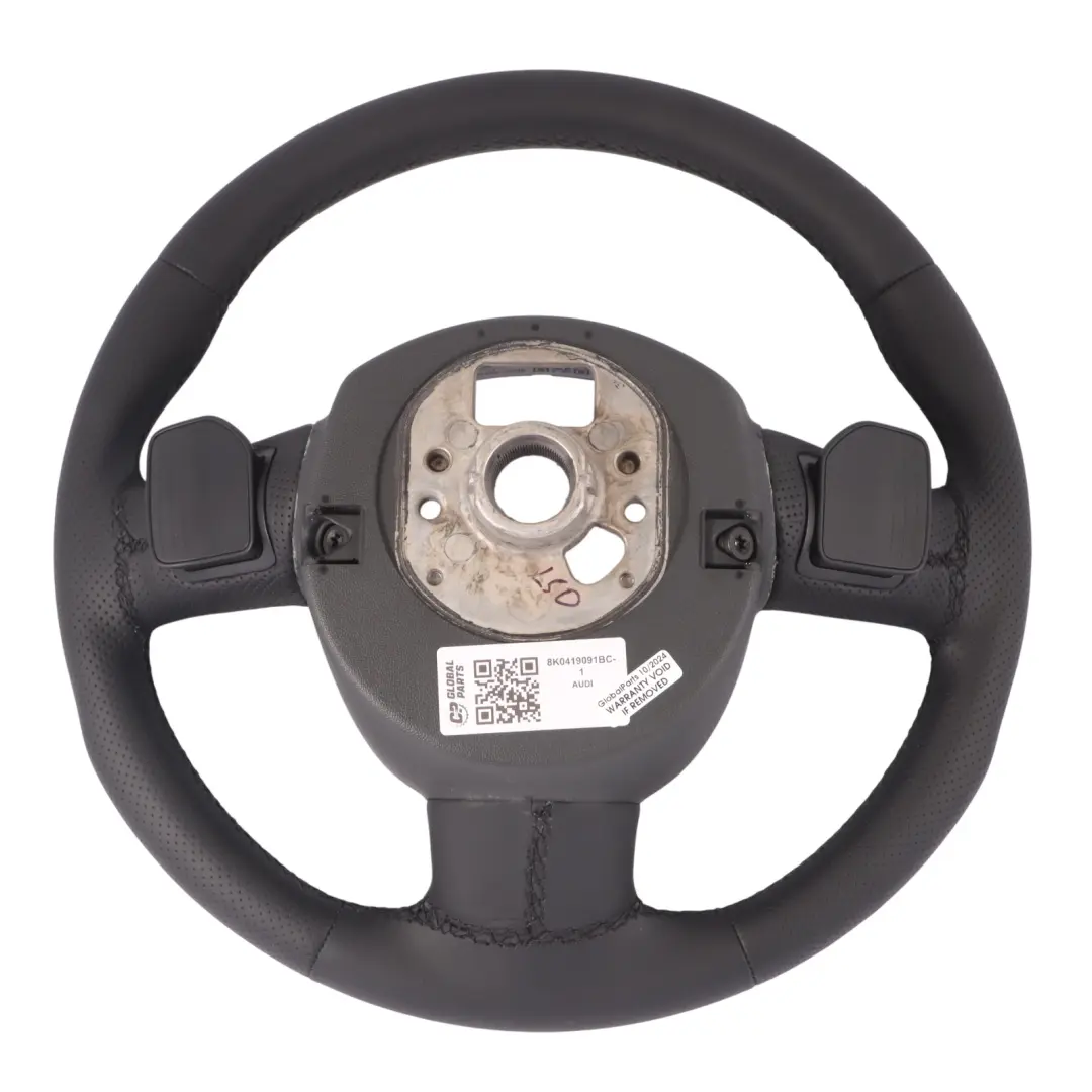  Lenkrad Audi A4 B8 A5 S-Line NEU Schwarz Leder Schaltwippen - SKU 8K0419091BC-1 - Teilenummer 8K0419091BC