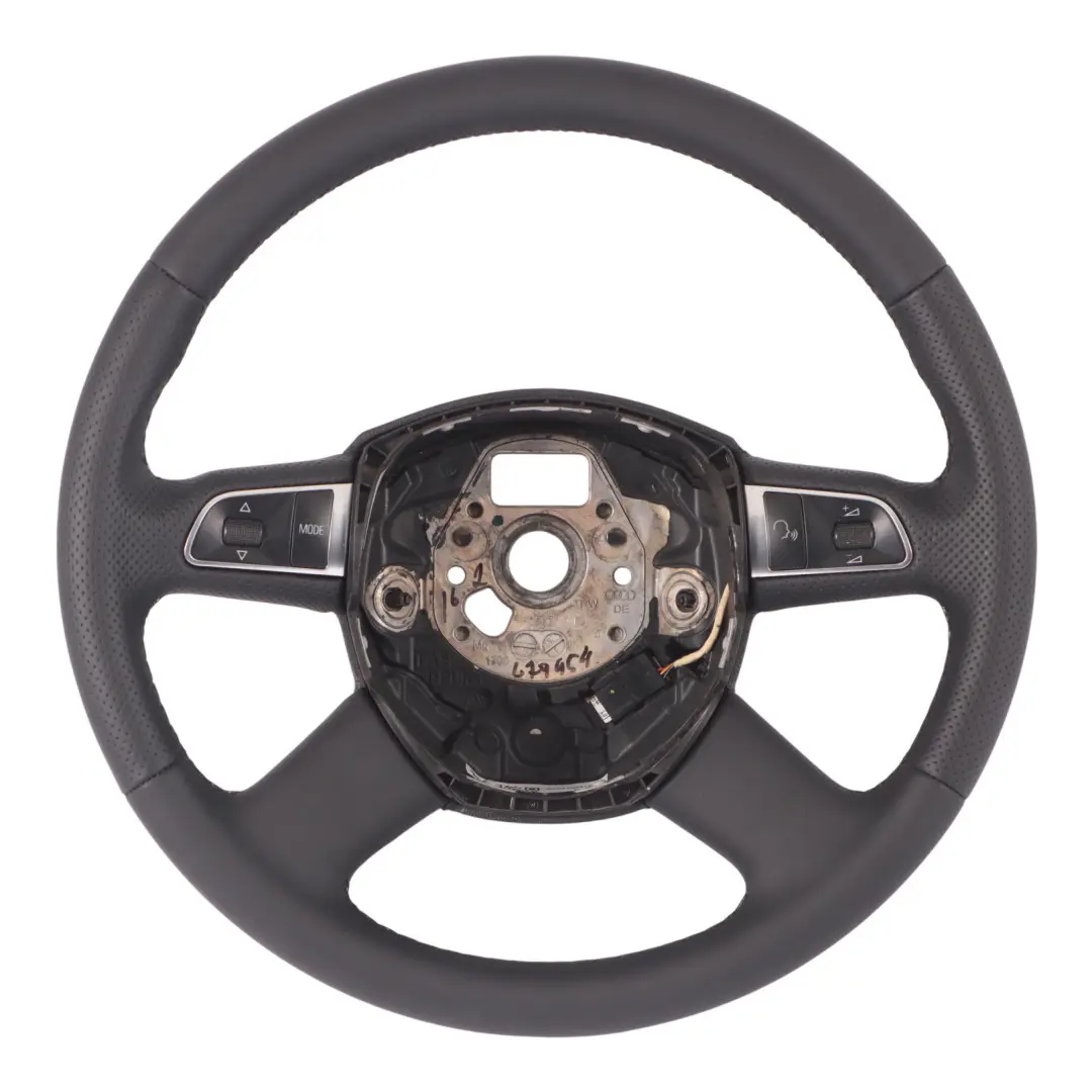 Audi A4 B8 Steering Wheel NEW Black Leather Multifunction - SKU 8K0419091BG-1 - Part number 8K0419091BG