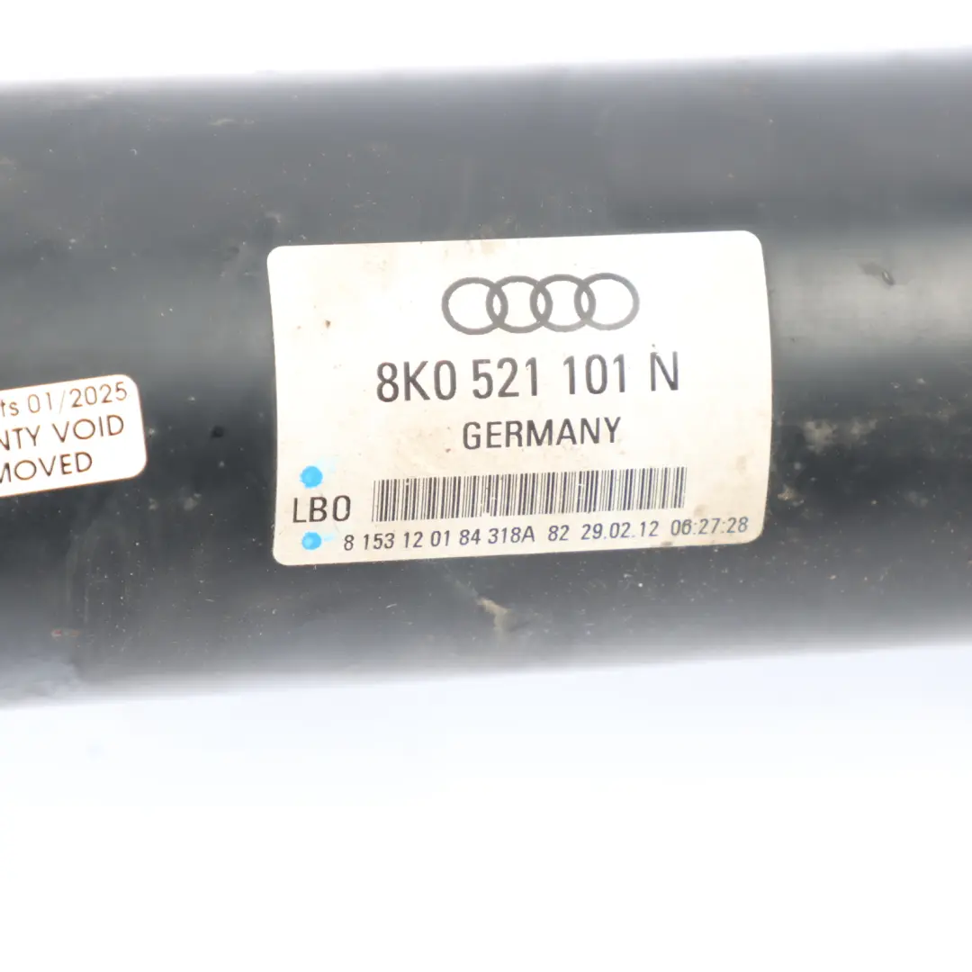 Propshaft Drive Prop Shaft Automatic Transmission Audi A4 B8 - SKU 8K0521101N - Numéro de pièce 8K0521101N