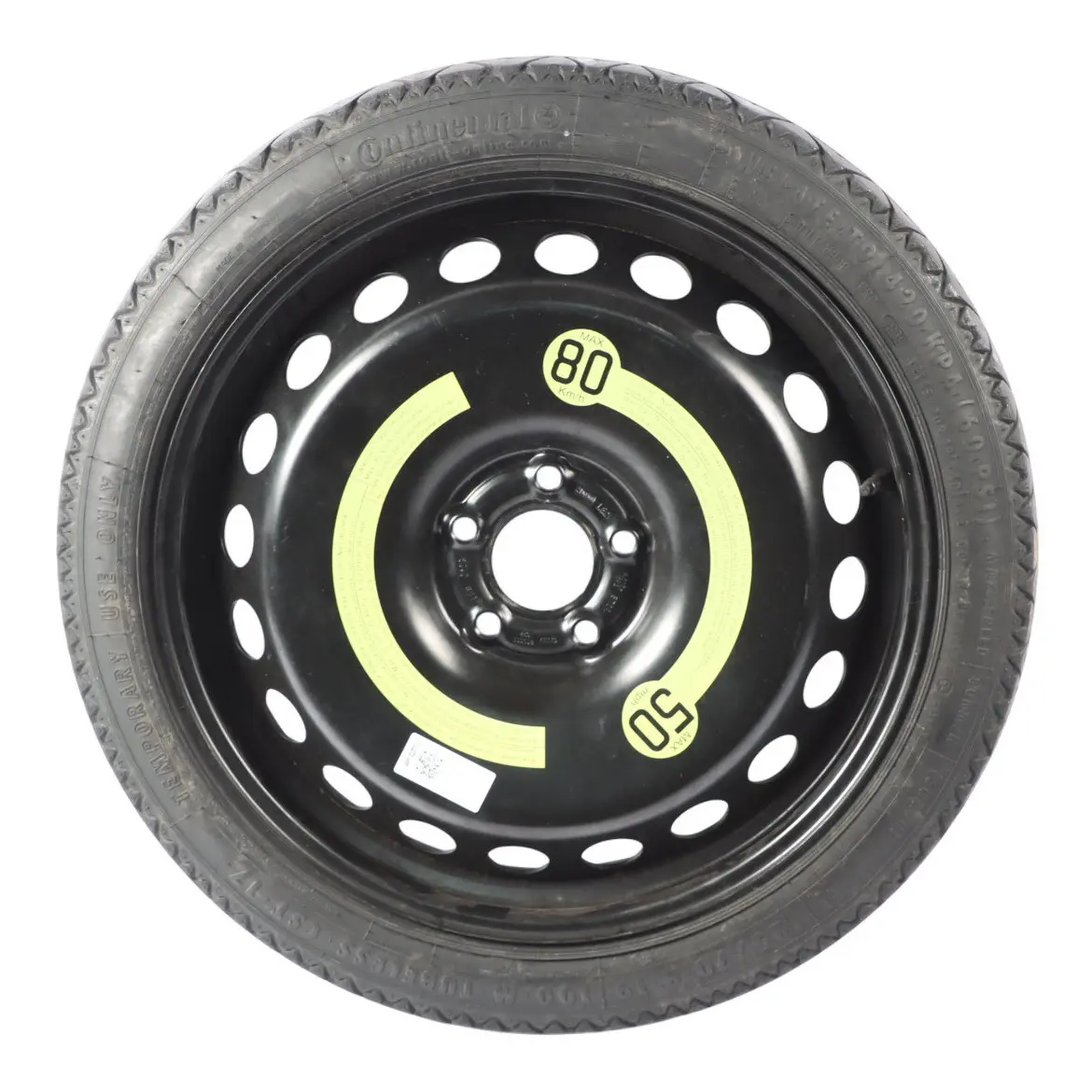 Audi A4 B8 Space Saver Spare Wheel R19 4J Hankook 125/70 5x112 ET29 8K0601027D