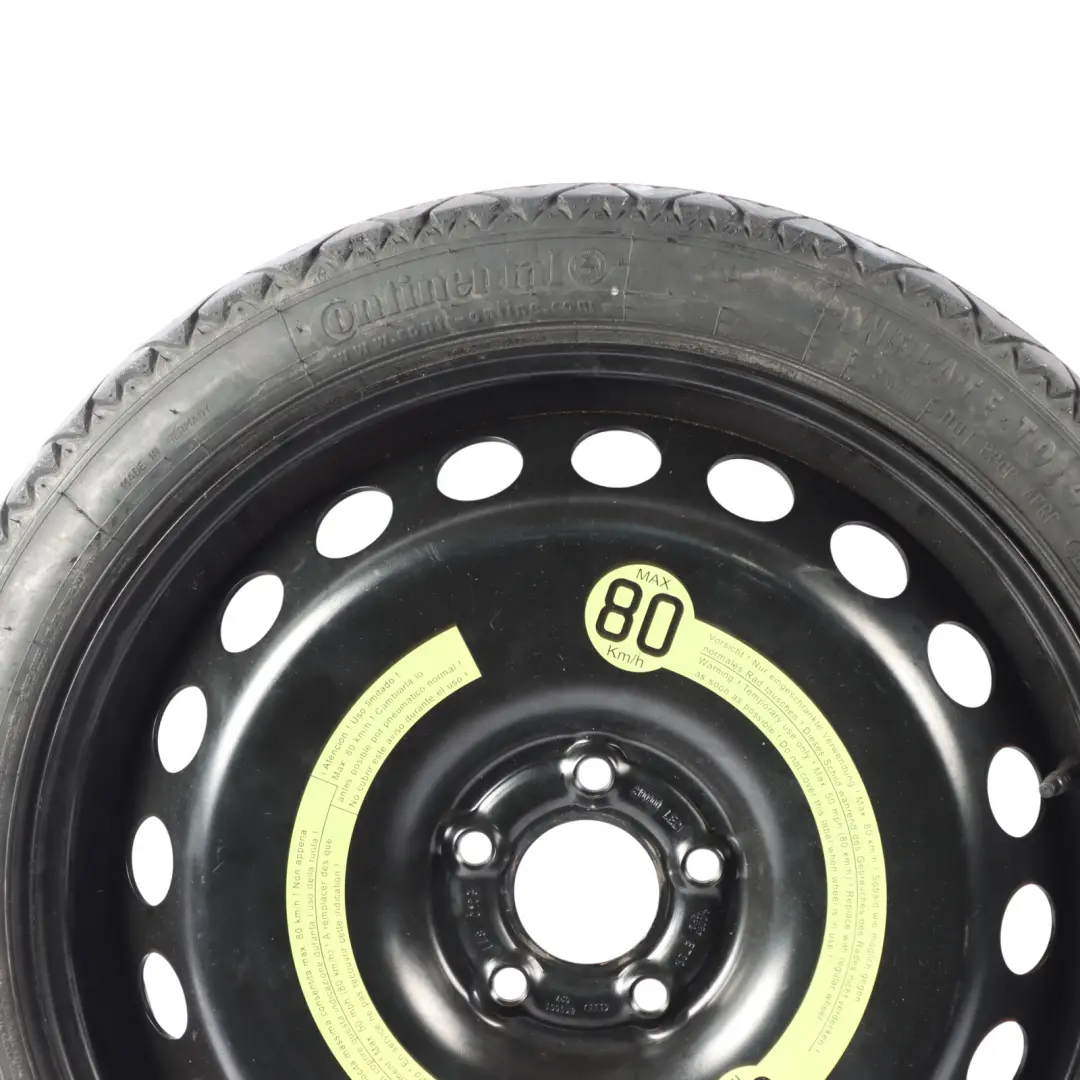 Saver Spare Wheel R19 4J Hankook 125/70 5x112 ET29 Audi A4 B8 Space - SKU 8K0601027D - Part number 8K0601027D