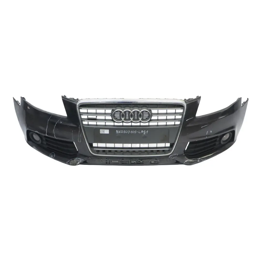 Audi A4 B8 Front Bumper Trim Panel Cover Lava Grey Pearl Effect - Z7L - SKU 8K0807105-LAG1 - Part number 8K0807105