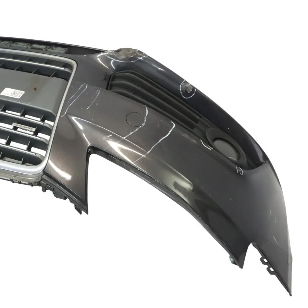Audi A4 B8 Front Bumper Trim Panel Cover Lava Grey Pearl Effect - Z7L - SKU 8K0807105-LAG1 - Part number 8K0807105