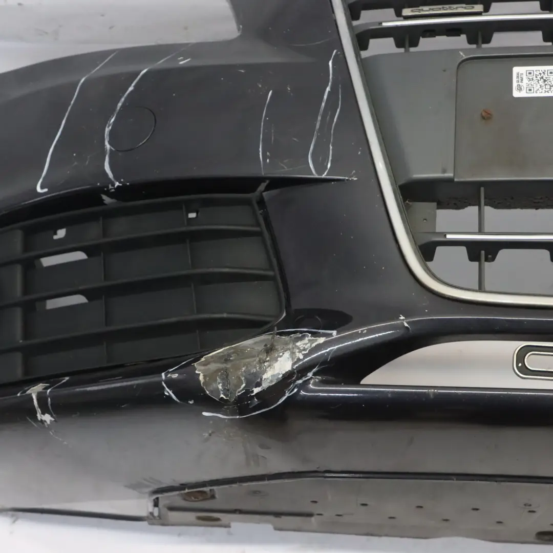 Front Bumper Trim Panel Cover Lava Grey Pearl Effect - Z7L to Audi A4 B8 with Part number 8K0807105 Audi A4 B8 Front Bumper Trim Panel Cover Lava Grey Pearl Effect - Z7L - SKU 8K0807105-LAG1 - Part number 8K0807105