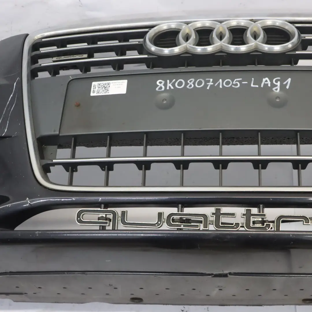 Front Bumper Trim Panel Cover Lava Grey Pearl Effect - Z7L to Audi A4 B8 with Part number 8K0807105 Audi A4 B8 Front Bumper Trim Panel Cover Lava Grey Pearl Effect - Z7L - SKU 8K0807105-LAG1 - Part number 8K0807105