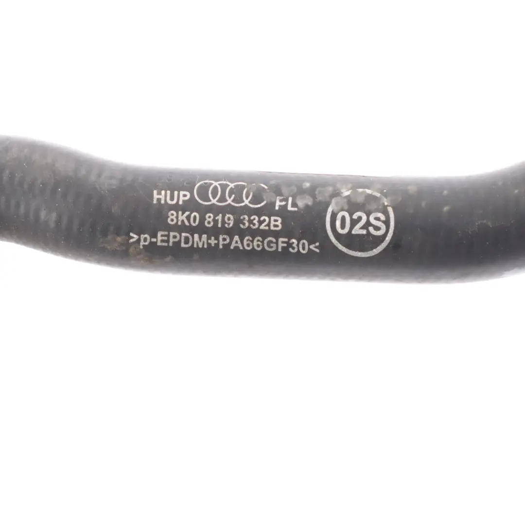 Water Pipe Audi A5 S5 8T S4 B8 8K 3.0 TFSI V6 Coolant Hose Line to with Part number 8K0819332B Water Pipe Audi A5 S5 8T S4 B8 8K 3.0 TFSI V6 Coolant Hose Line - SKU 8K0819332B - Part number 8K0819332B