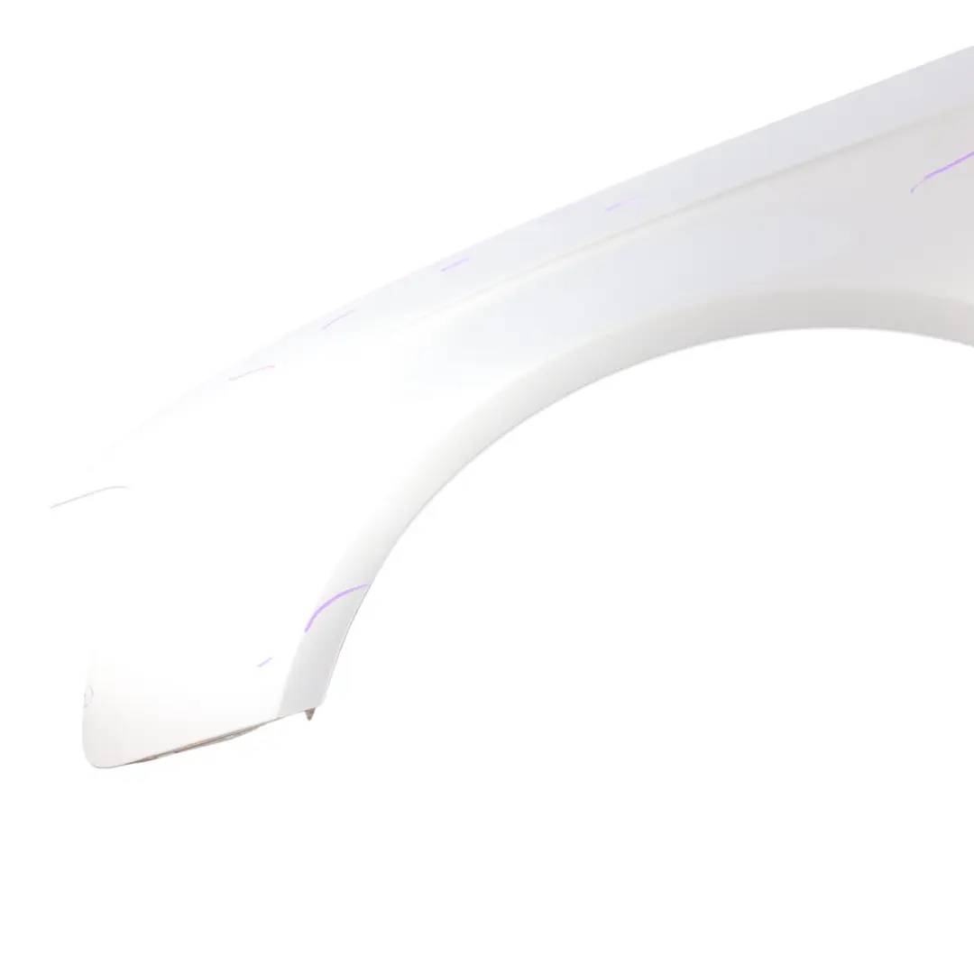 Audi A4 B8 Side Panel Front Left N/S Wing Fender Cover Ice Silver Metallic - X7W - SKU 8K0821105J-ICS - Part number 8K0821105J