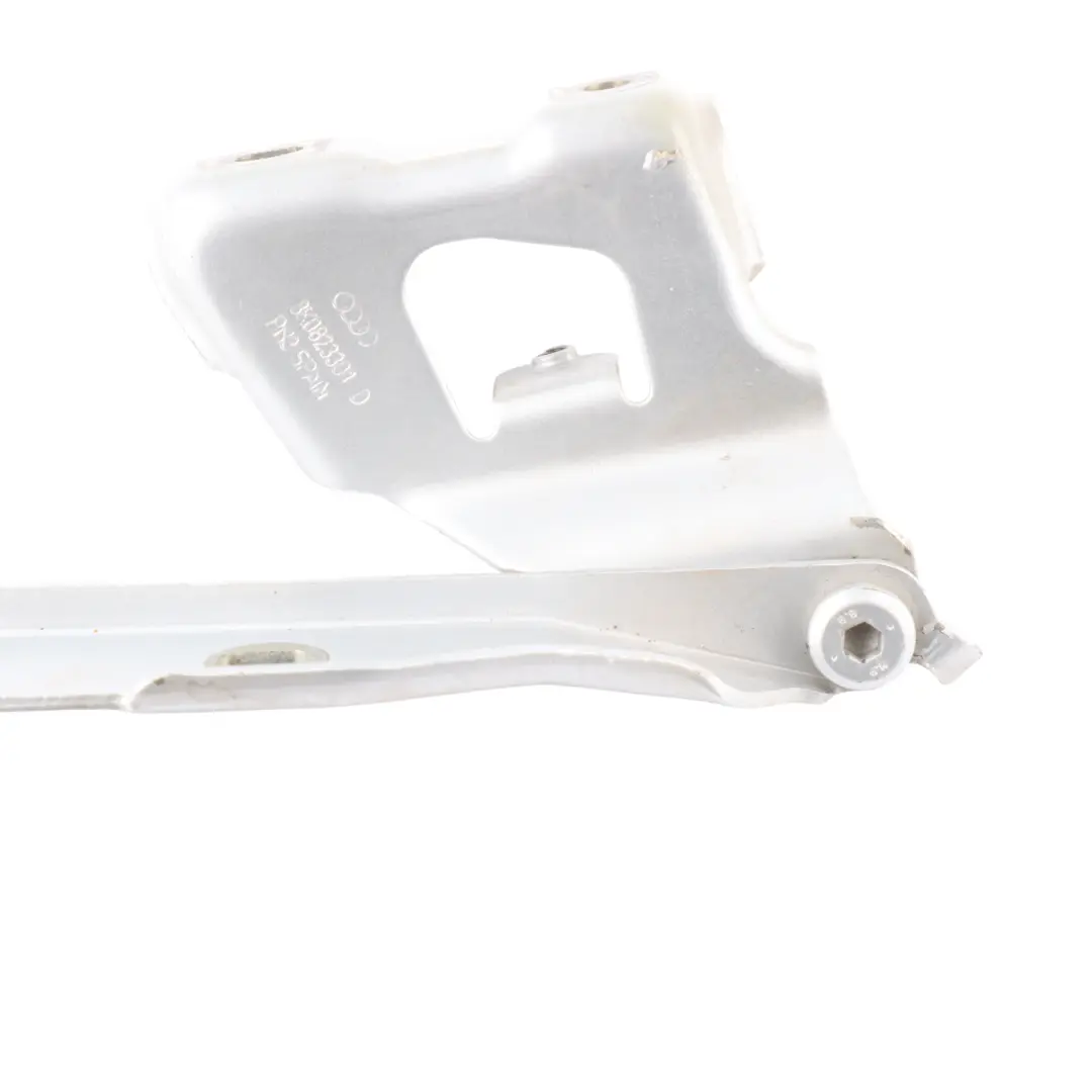 Audi A4 B8 Front Bonnet Hood Hinge Left N/S Ice Silver Metallic - X7W - SKU 8K0823301D-ICS - Part number 8K0823301D