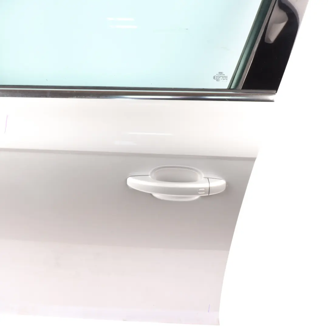 Audi A4 B8 Front Door Left N/S Ice Silver Metallic - X7W - SKU 8K0831051J-ICS - Part number 8K0831051J