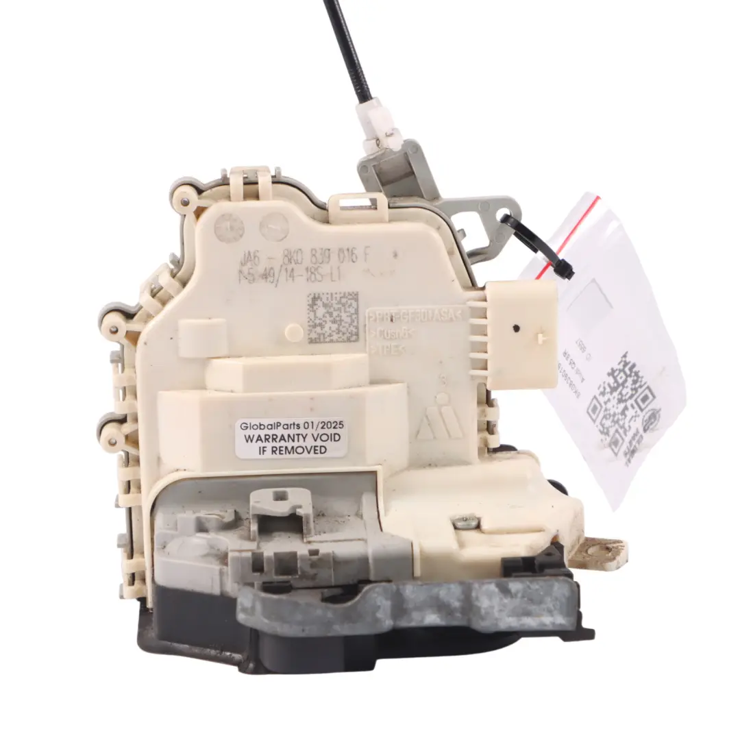  Serrure porte Audi Q5 8R A4 B8 verrouillage Actionneur arrière droit 8K0839016 - SKU 8K0839016F - Numéro de pièce 8K0839016F