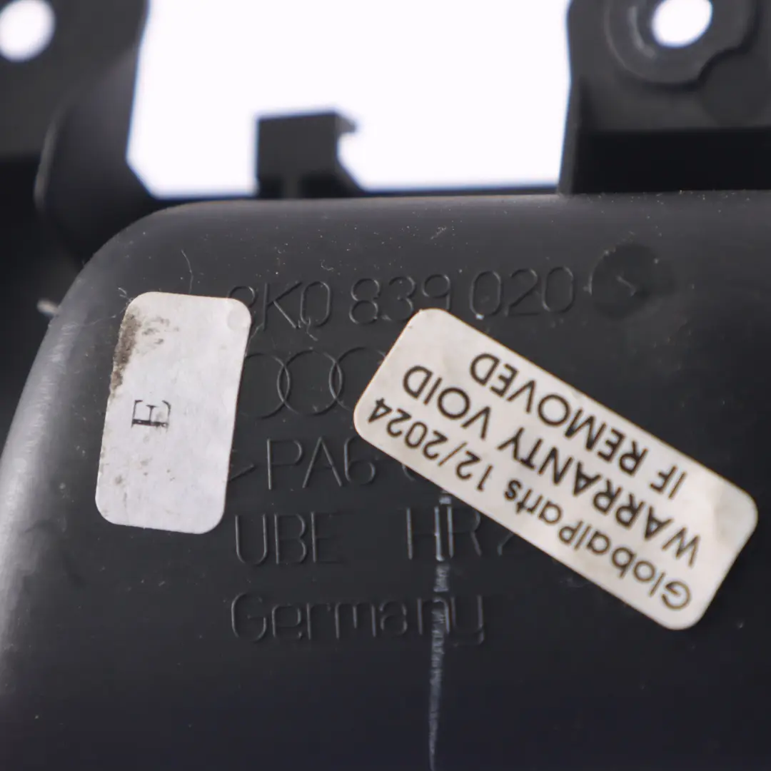 Audi S4 B8 Poignée porte arrière droite Inner Interior Pull - SKU 8K0839020 - Numéro de pièce 8K0839020