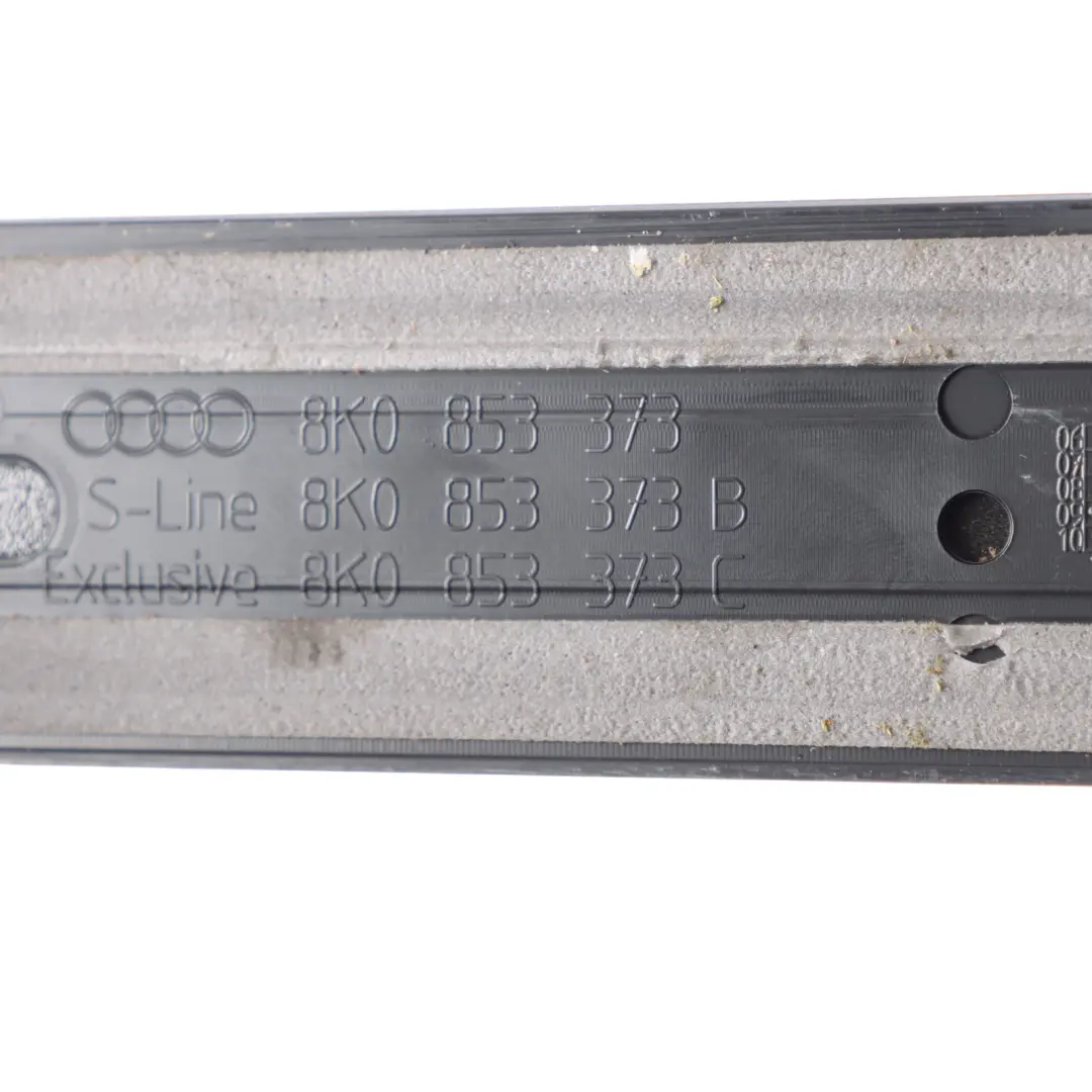 Door Sill Trim Front Left N/S Step Plate Cover to Audi A4 B8 with Part number 8K0853373 Audi A4 B8 Door Sill Trim Front Left N/S Step Plate Cover - SKU 8K0853373-1 - Part number 8K0853373