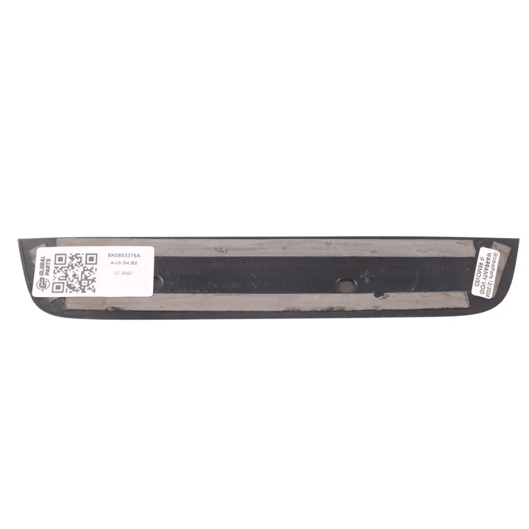AUDI S4 B8 Quattro Door Sill Cover Rear Right O/S Step Panel Trim - SKU 8K0853376A - Part number 8K0853376A
