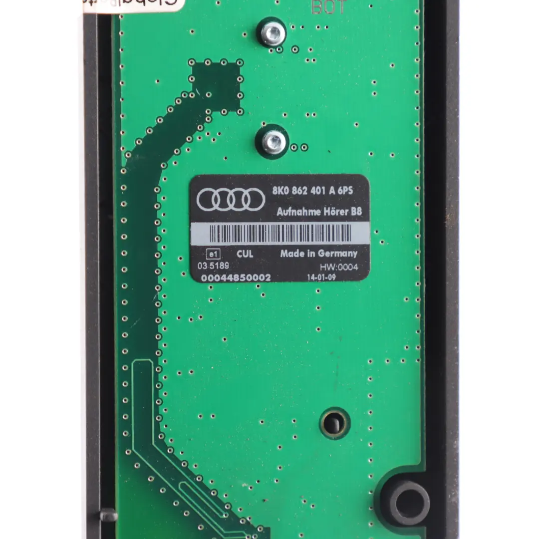 Telephone Holder Connection Adapter Module to Audi S5 8T with Part number 8K0862401A Audi S5 8T Telephone Holder Connection Adapter Module - SKU 8K0862401A - Part number 8K0862401A