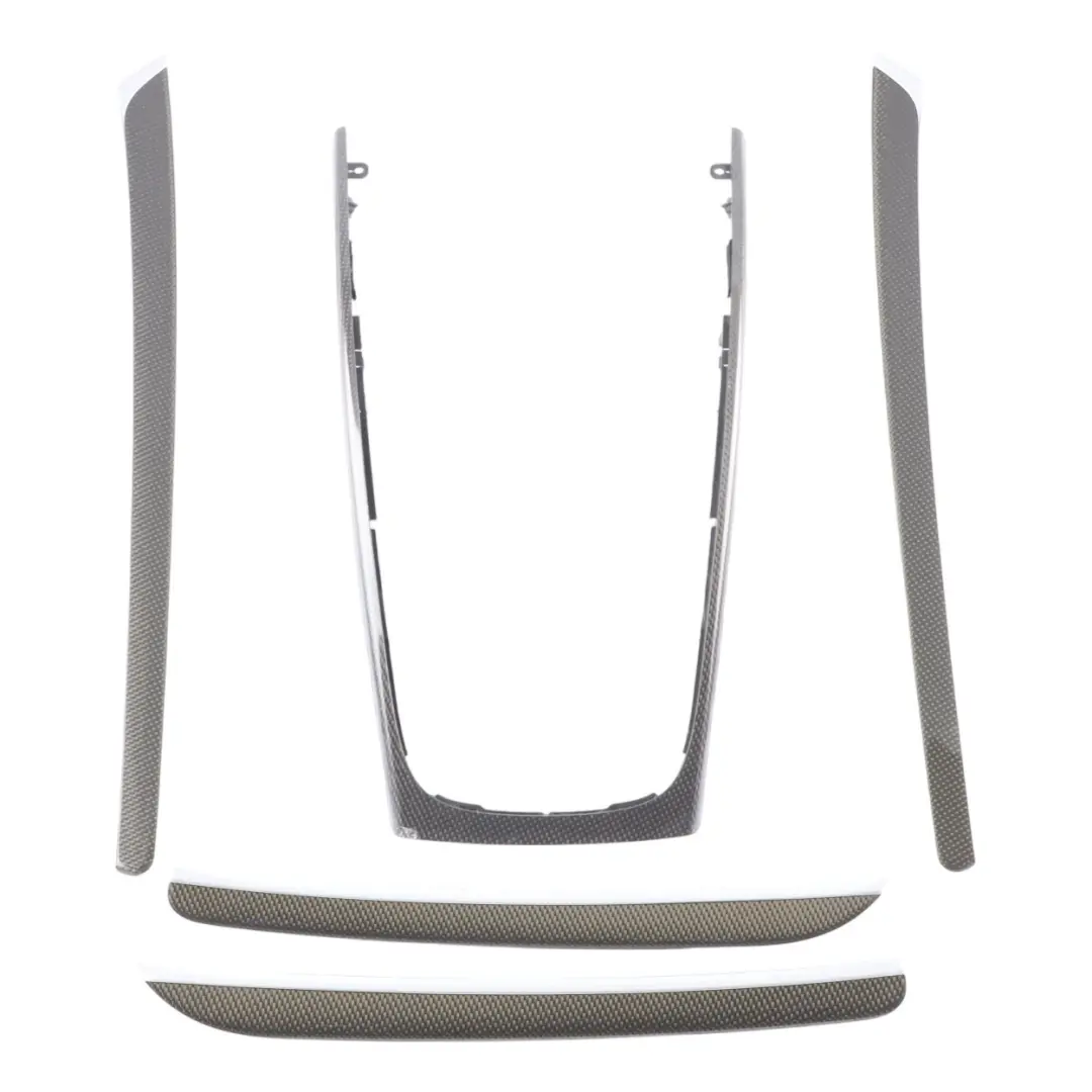 Audi A5 S5 8T Interior Decor Trim Strip Panel Carbon Fibre SET - SKU 8K0863305E-1 - Part number 8K0863305E