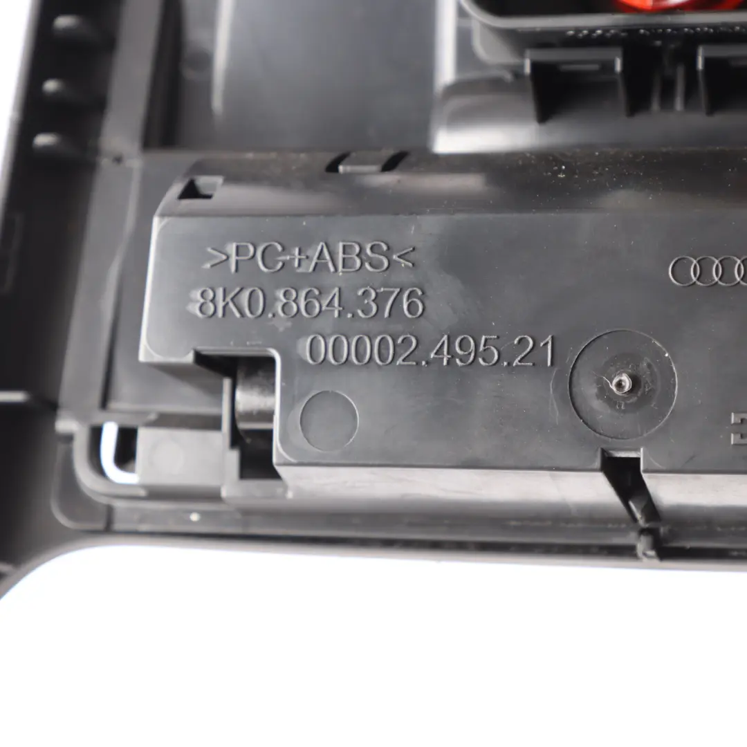 Audi A4 B8 Port d'alimentation Prise courant Allume cigarette 12V recouvrement - SKU 8K0864376-1 - Numéro de pièce 8K0864376