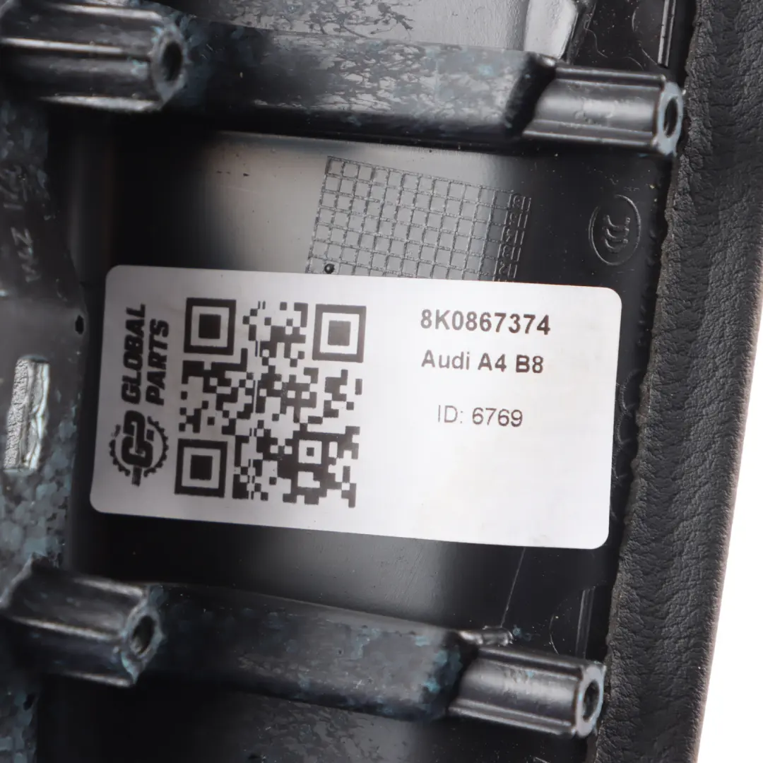 Audi A4 B8 Panel Podłokietnik Boczka Drzwi Lewy Tył Tylny Czarny - SKU 8K0867373 - Numer Części 8K0867373