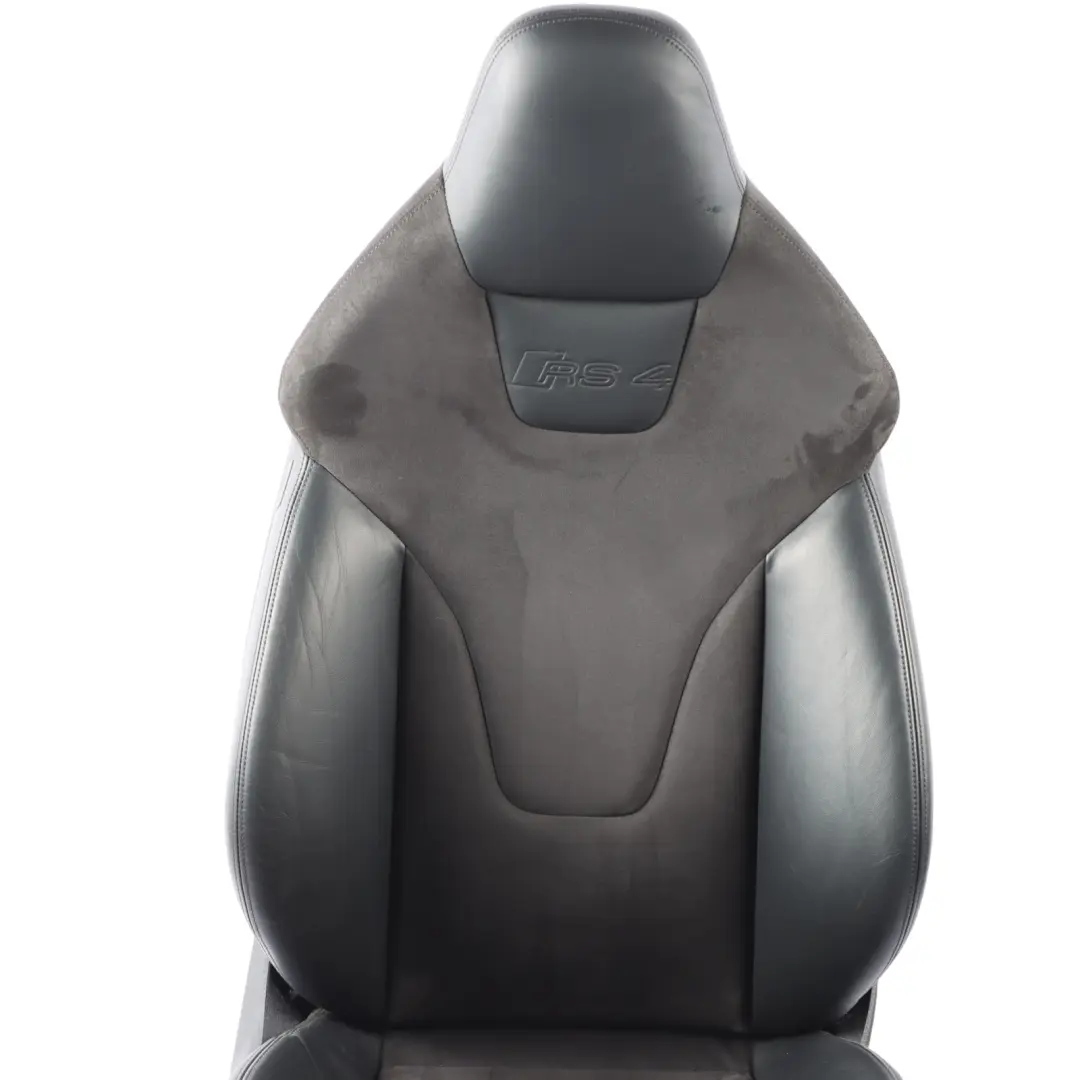 Audi RS4 B8 Avant Sport Seat Front Right O/S Heated Alcantara Nappa Soul Black - SKU 8K0881806CK-1 - Part number 8K0881806CK