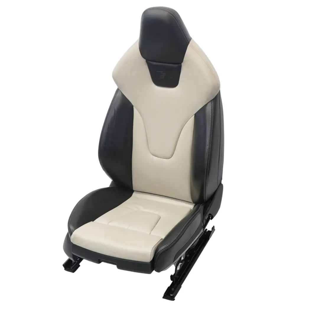 Audi S4 B8 8K Siège Sport Avant Droit Cuir Nappa Soul Noir Argent Nacré - SKU 8K0881806M - Numéro de pièce 8K0881806M