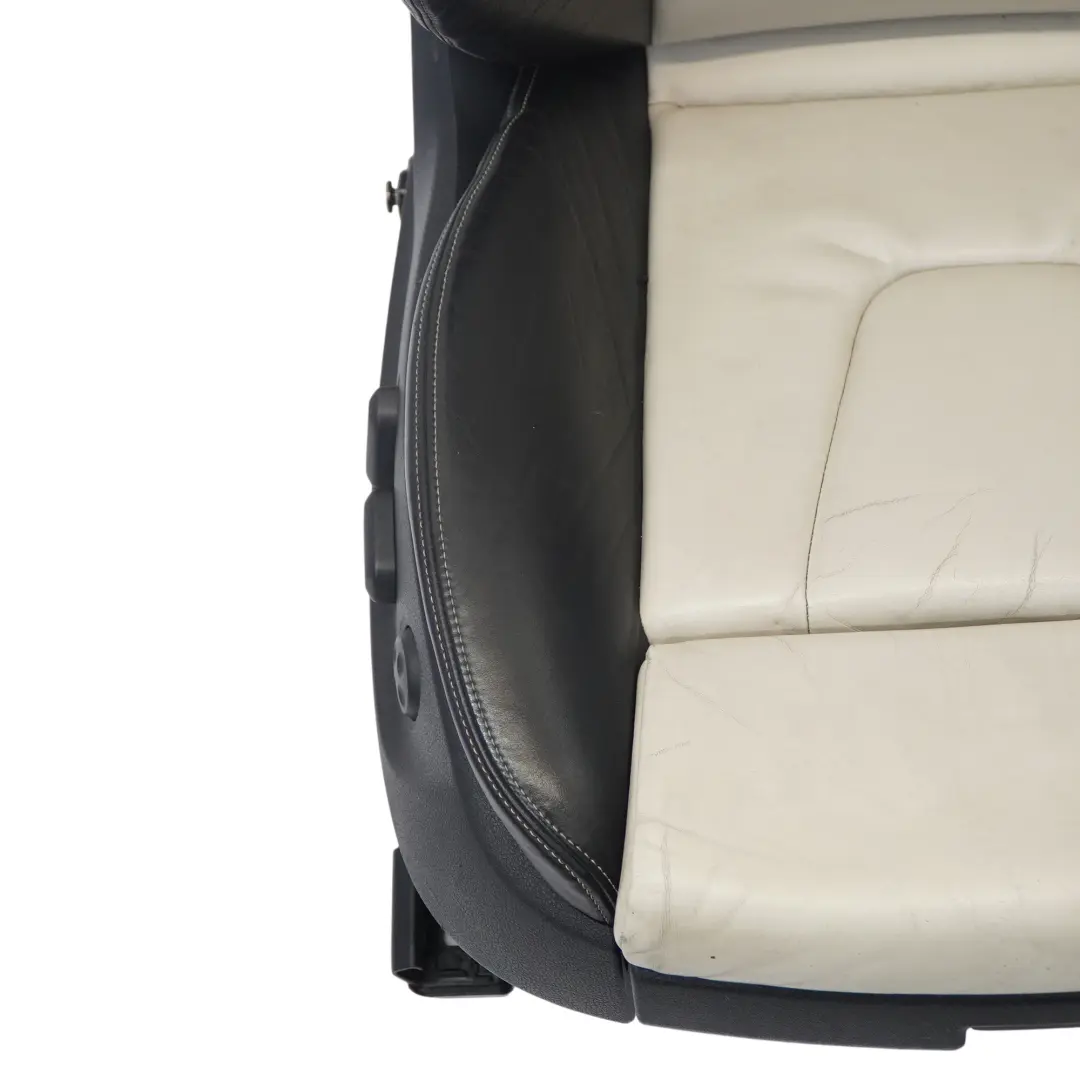 Audi S4 B8 8K Sportsitz Vorne Rechts Leder Nappa Soul Schwarz Silberne Perle - SKU 8K0881806M - Teilenummer 8K0881806M