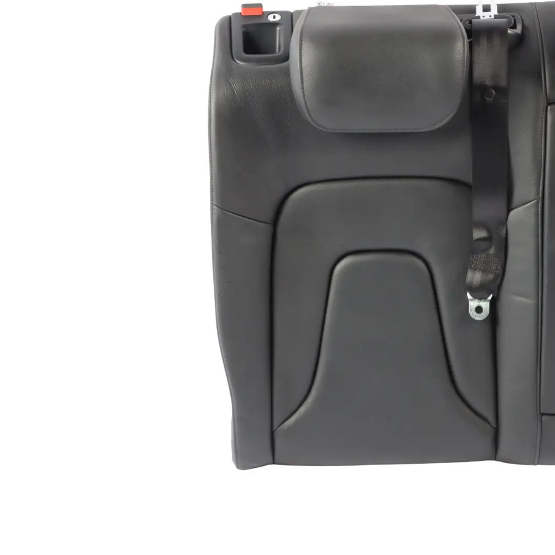 Right O/S Backrest Cover Black Leather Soul Cup Holder to Audi A4 B8 Rear Seat with Part number 8K0885806N Audi A4 B8 Rear Seat Right O/S Backrest Cover Black Leather Soul Cup Holder - SKU 8K0885806N-2 - Part number 8K0885806N