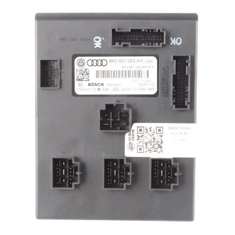 Body Control-Komfort-Einheit Modul BCM ECU für Audi A4 B8 mit Teilenummer 8K0907063AH Audi A4 B8 Body Control-Komfort-Einheit Modul BCM ECU - SKU 8K0907063AH - Teilenummer 8K0907063AH