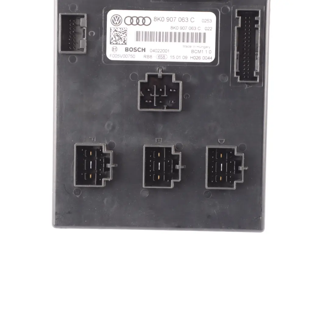Audi S5 8T Body Comfort Control BCM Supply Module Unit ECU - SKU 8K0907063C - Part number 8K0907063C
