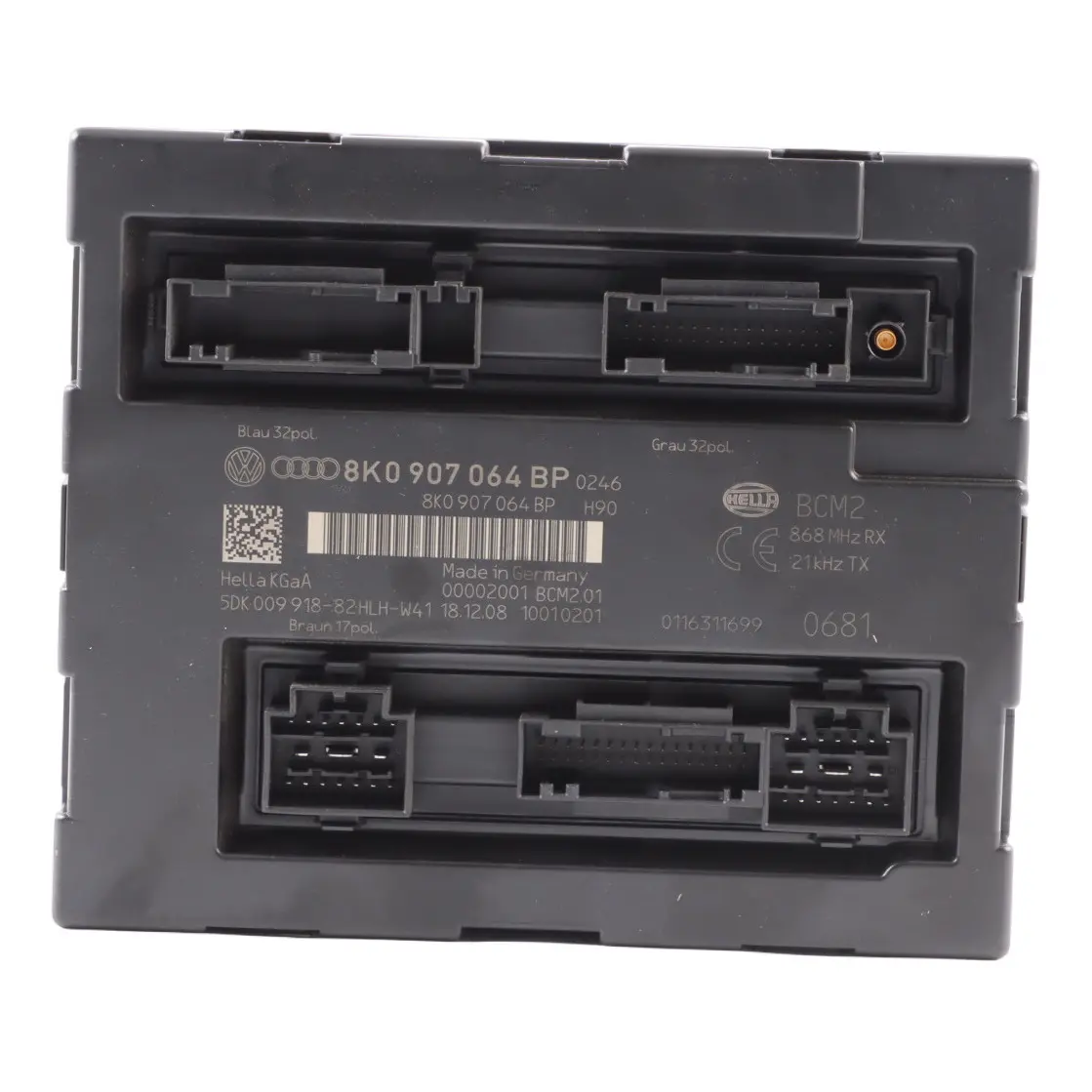 Audi S5 8T Módulo Control Confort Carrocería BCM Unidad ECU 8K0907064BP