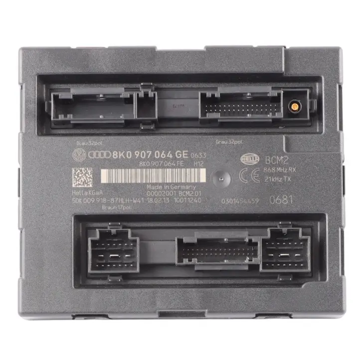 Body Control Module Unit ECU to Audi A5 S5 8T BCM with Part number 8K0907064GE Audi A5 S5 8T BCM Body Control Module Unit ECU - SKU 8K0907064GE - Part number 8K0907064GE