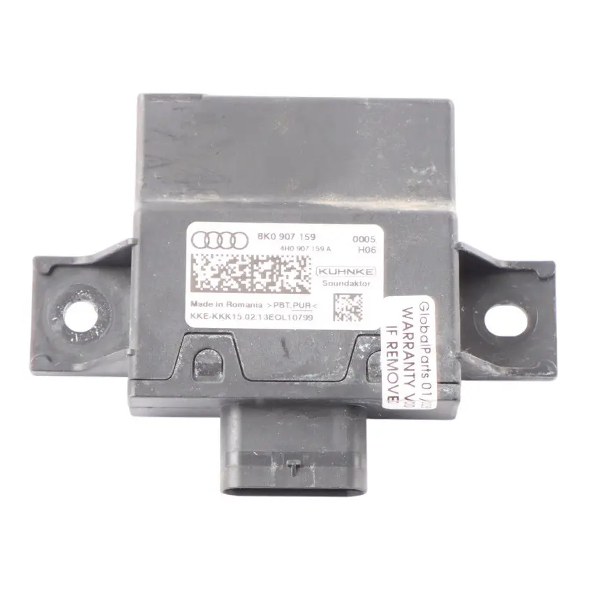 Module De Contrôle De Actionneur Du Son Impact pour Audi S5 8T à propos du numéro de pièce 8K0907159 Audi S5 8T Module De Contrôle De Actionneur Du Son Impact - SKU 8K0907159 - Numéro de pièce 8K0907159