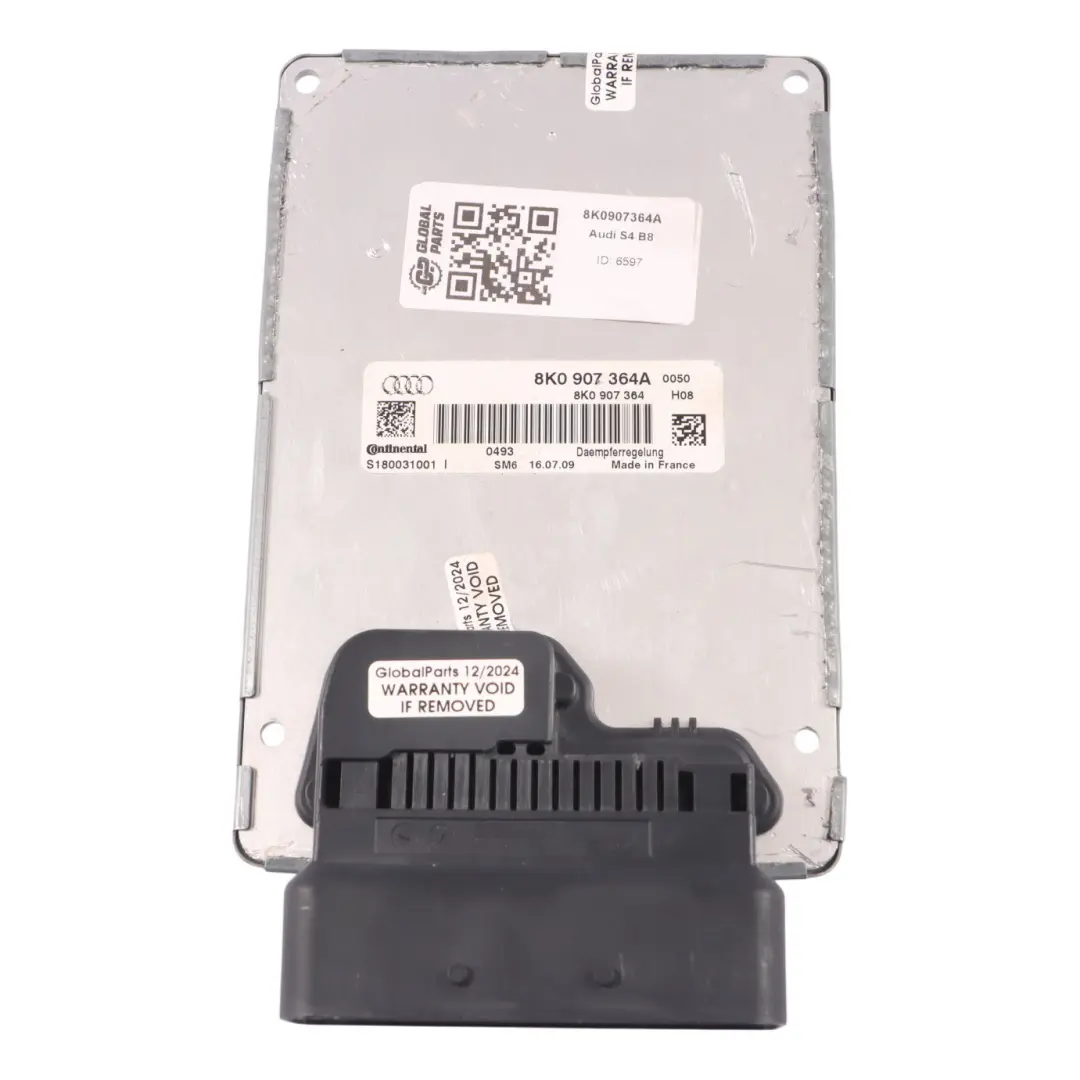 Suspensión Dinámica Módulo Amortiguador Eléctrico para AUDI S4 B8 Quattro con número de pieza 8K0907364A AUDI S4 B8 Quattro Suspensión Dinámica Módulo Amortiguador Eléctrico - SKU 8K0907364A - Número de pieza 8K0907364A