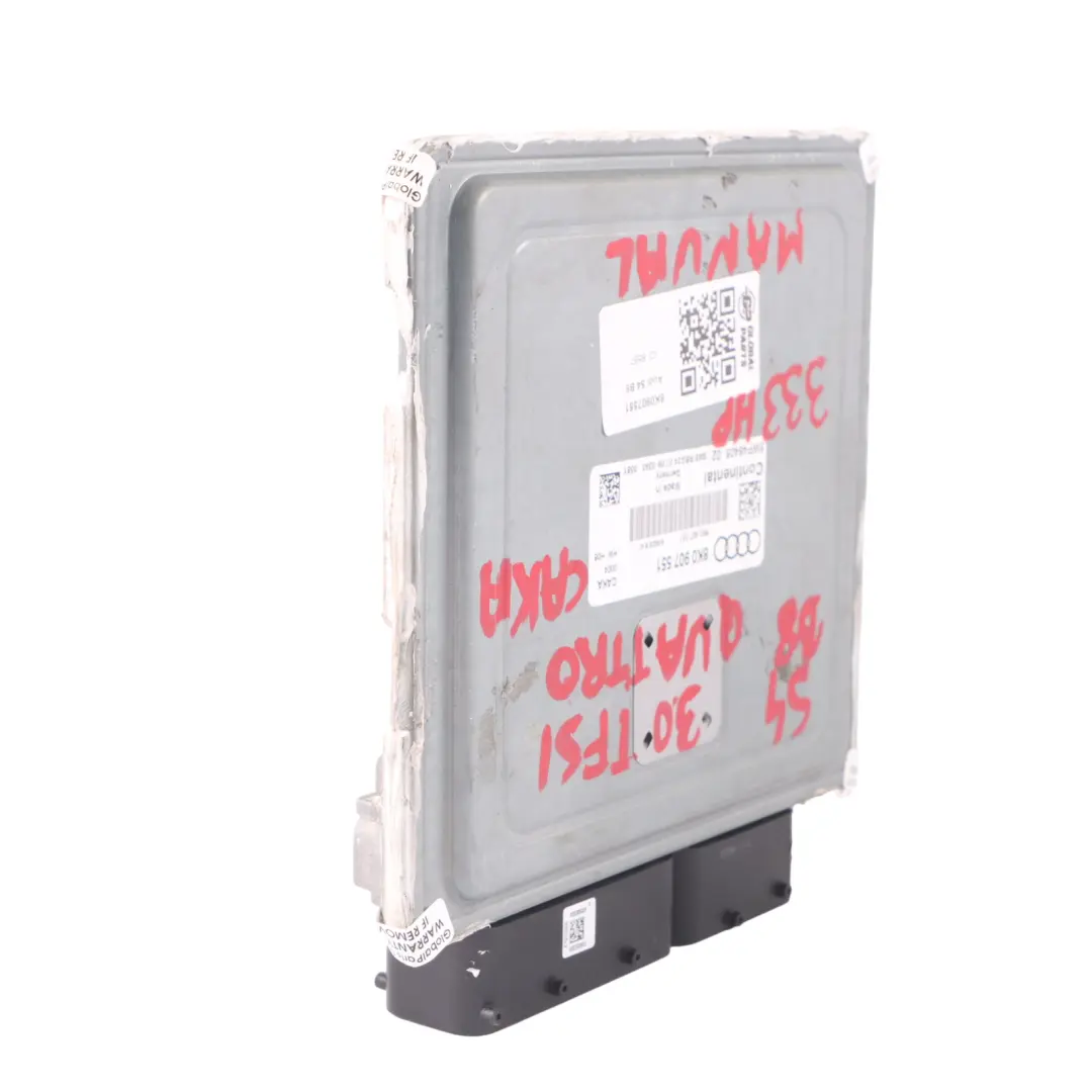 Audi A4 S4 B8 3.0 TFSI 333HP CAKA Quattro Engine Control Unit ECU - SKU 8K0907551 - Part number 8K0907551