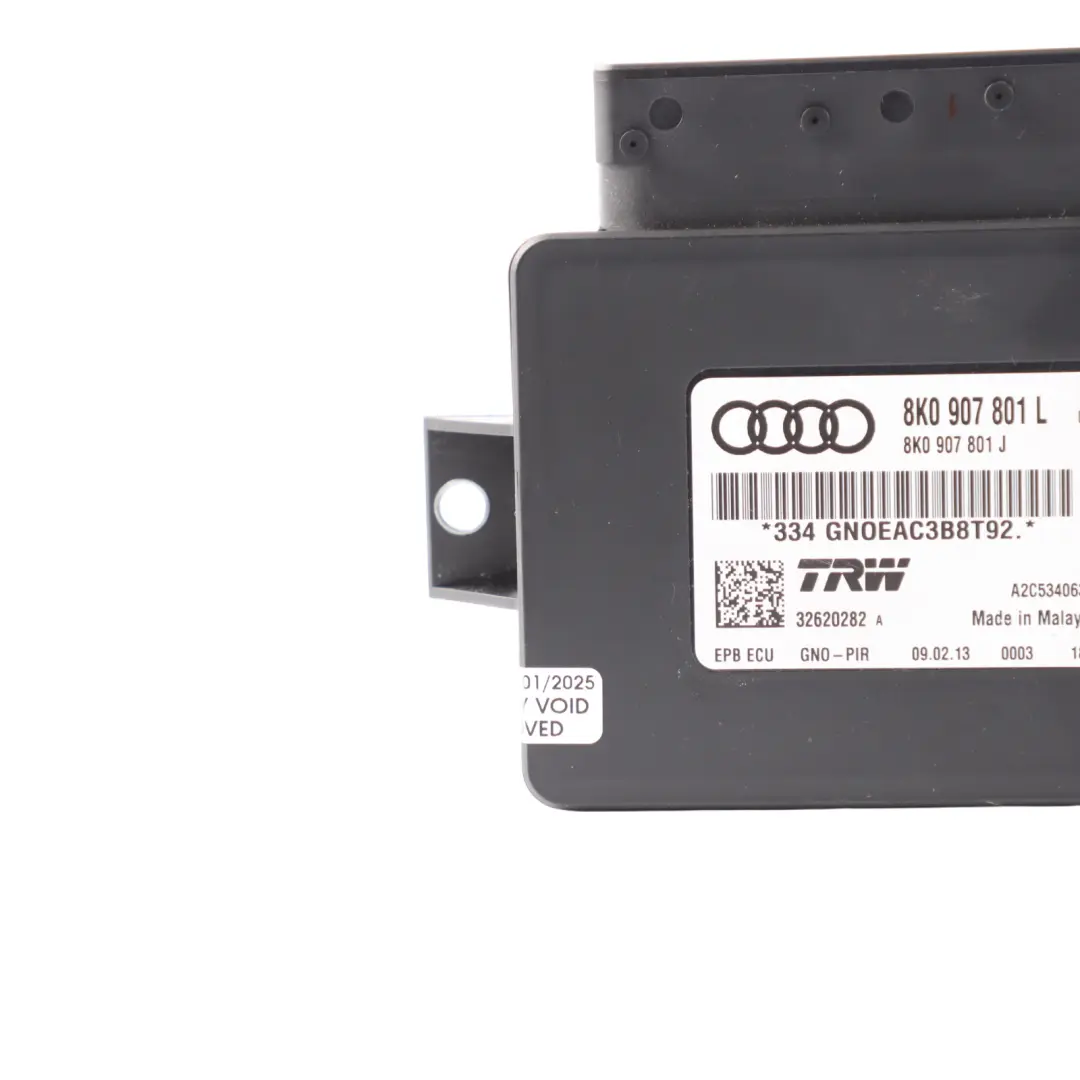 Audi S5 8T Freno Eléctrico Estacionamiento Unidad Control Módulo Mano - SKU 8K0907801L - Número de pieza 8K0907801L