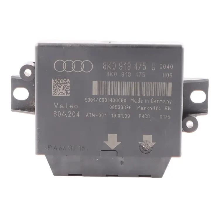 Audi S5 8T PDC Parking Distance Assist Sensor Module Control Unit - SKU 8K0919475G - Part number 8K0919475G