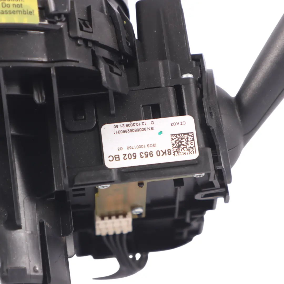 Interruttore Controllo Tergicristallo Volante Stalk Squib per Audi A4 B8 con numero di parte 8K0953502BC Audi A4 B8 Interruttore Controllo Tergicristallo Volante Stalk Squib - SKU 8K0953502BC - Numero di parte 8K0953502BC