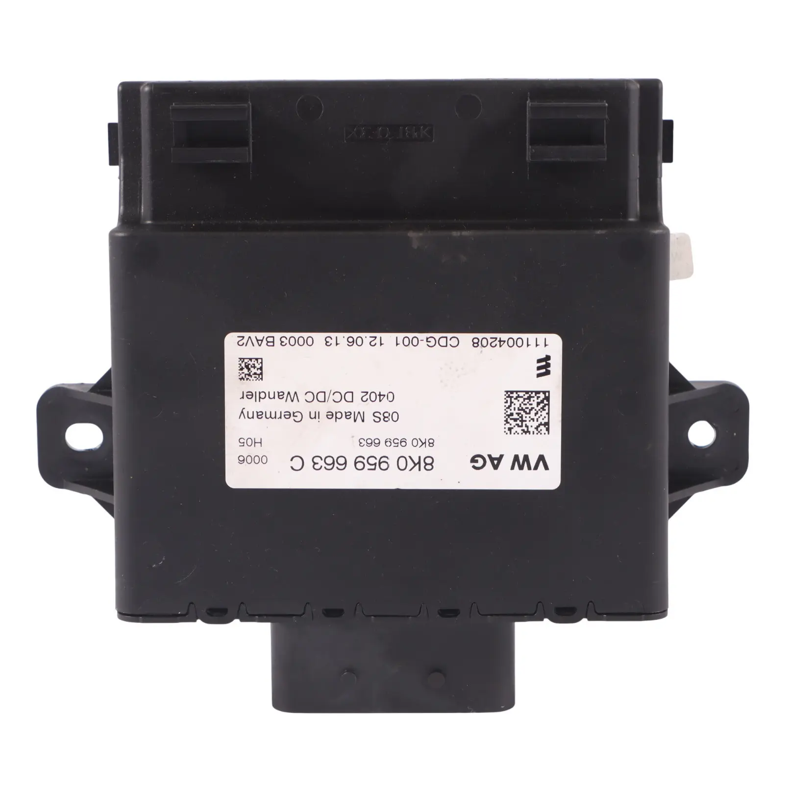 Audi A8L 4H Convertidor Voltaje Estabilizador Módulo Control ECU 8K0959663C