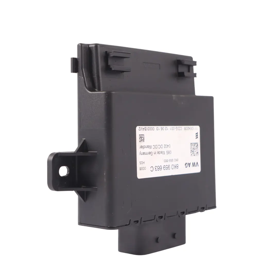 Audi A8L 4H Convertisseur tension module contrôle stabilisateur ECU - SKU 8K0959663C - Numéro de pièce 8K0959663C