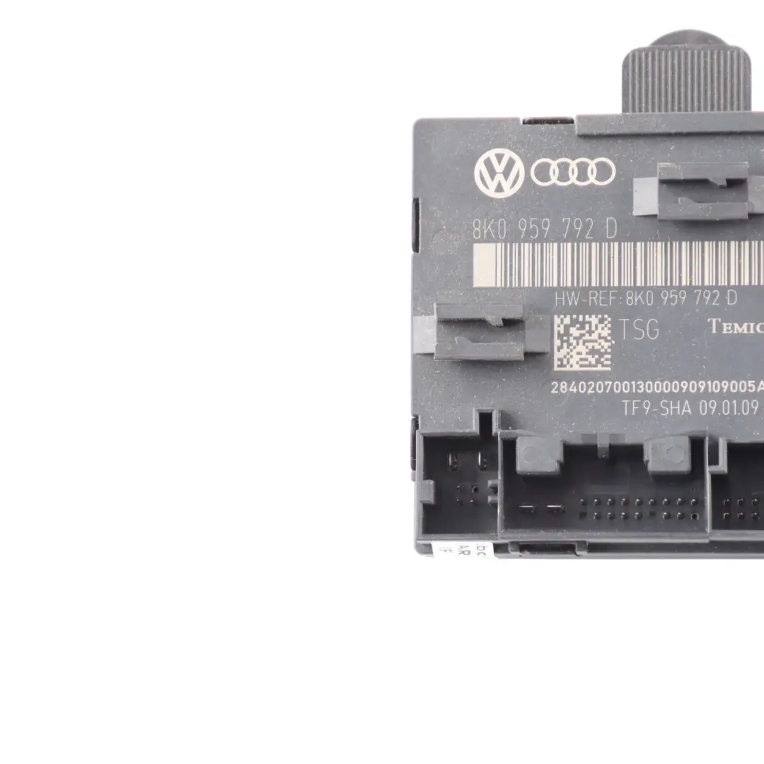 AUDI S5 8T Moduł Drzwi ECU Lewy Przód - SKU 8K0959792D - Numer Części 8K0959792D