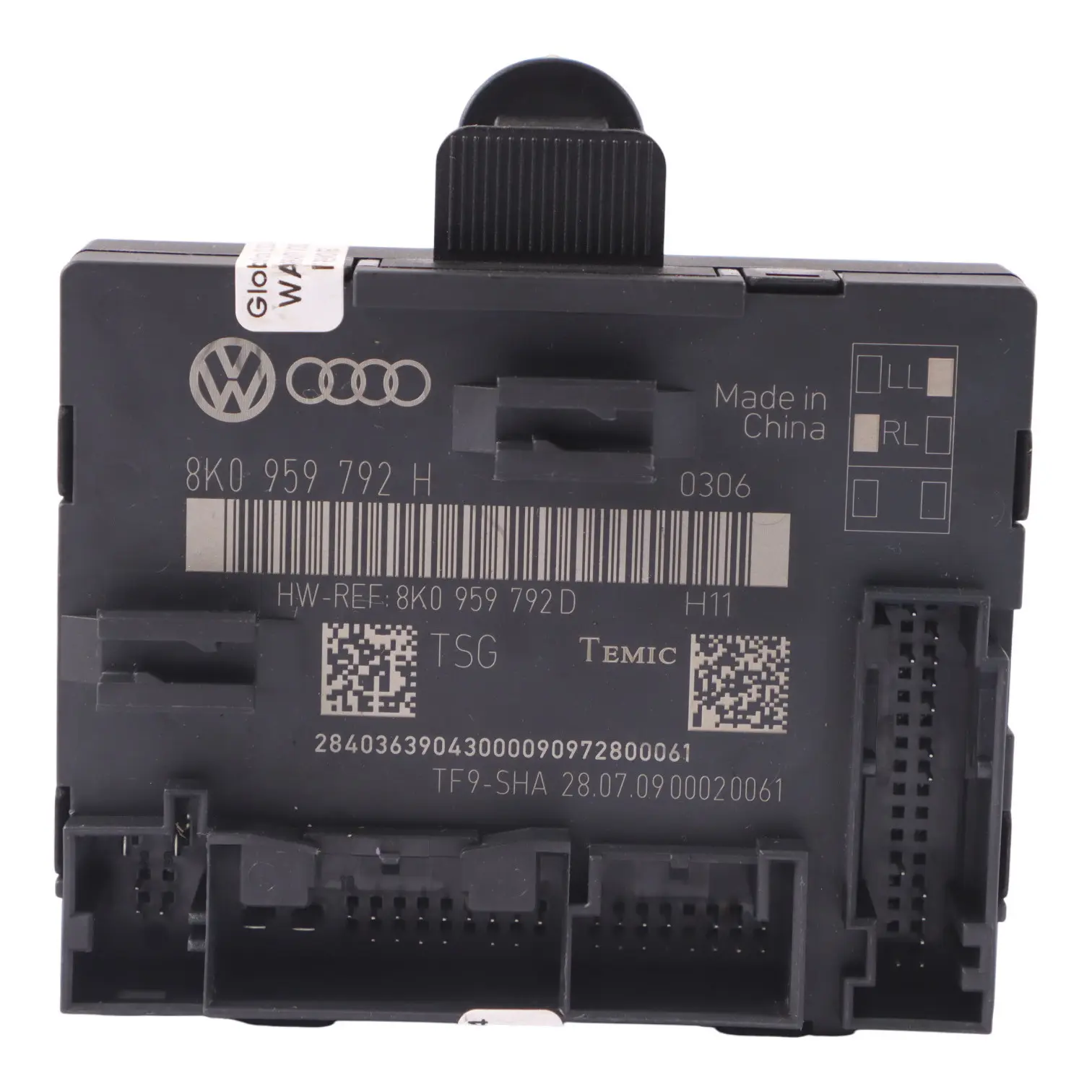Door Control Module Audi S4 A4 B8 A5 8T Front Right O/S Passenger 8K0959792H