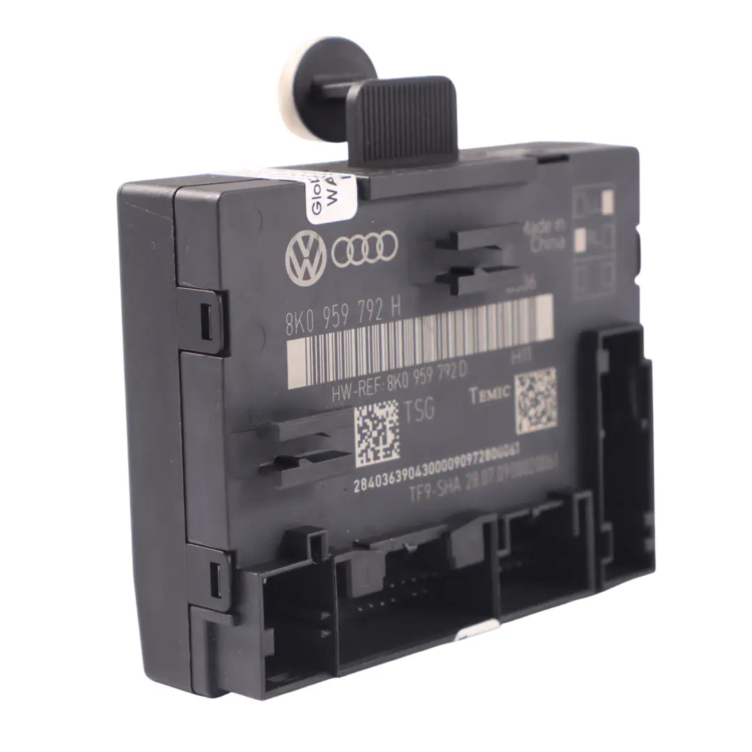 Door Control Module Audi S4 A4 B8 A5 8T Front Right O/S Passenger to with Part number 8K0959792H Door Control Module Audi S4 A4 B8 A5 8T Front Right O/S Passenger - SKU 8K0959792H - Part number 8K0959792H