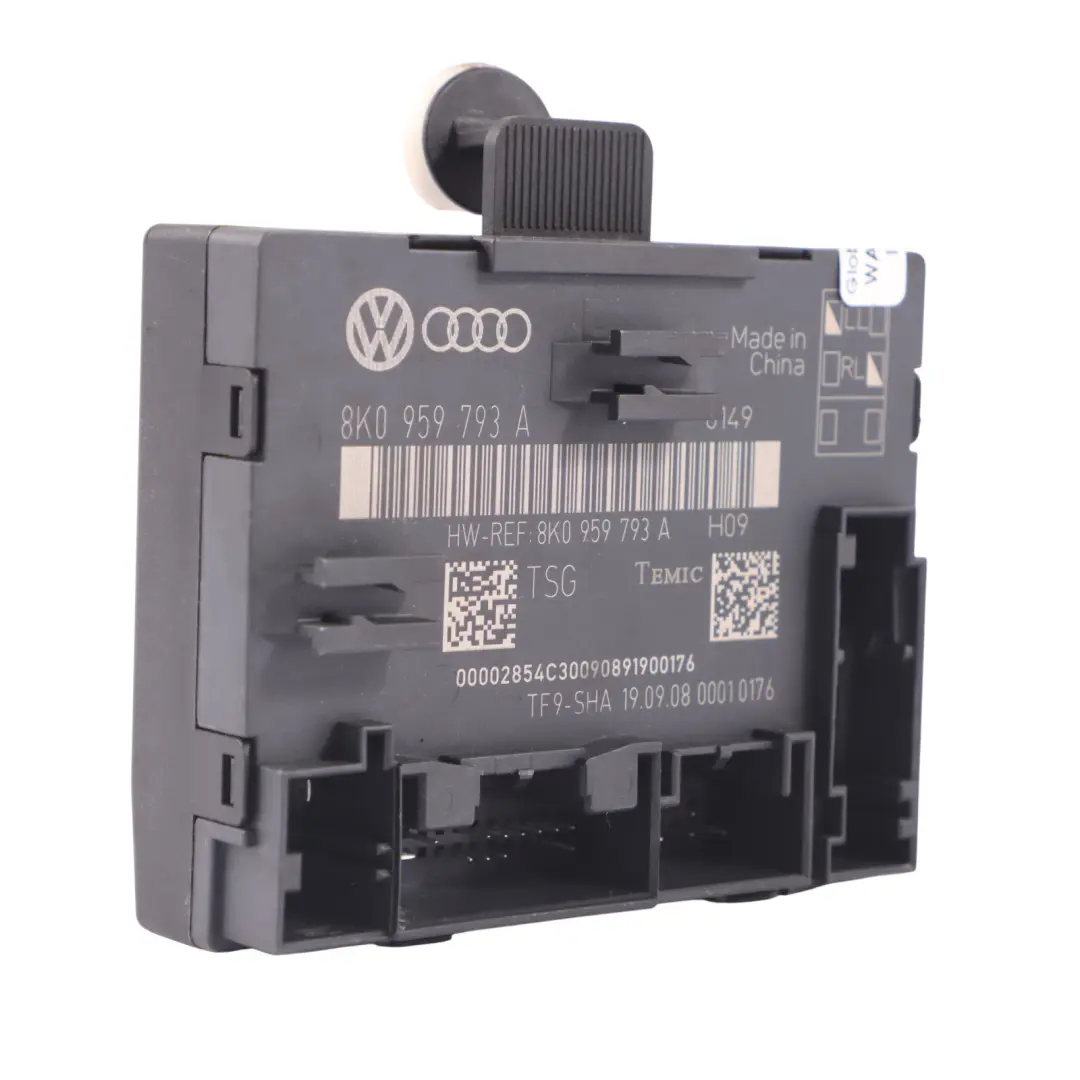 Audi A5 8T Coupe Unité de contrôle du module porte conducteur - SKU 8K0959793A - Numéro de pièce 8K0959793A