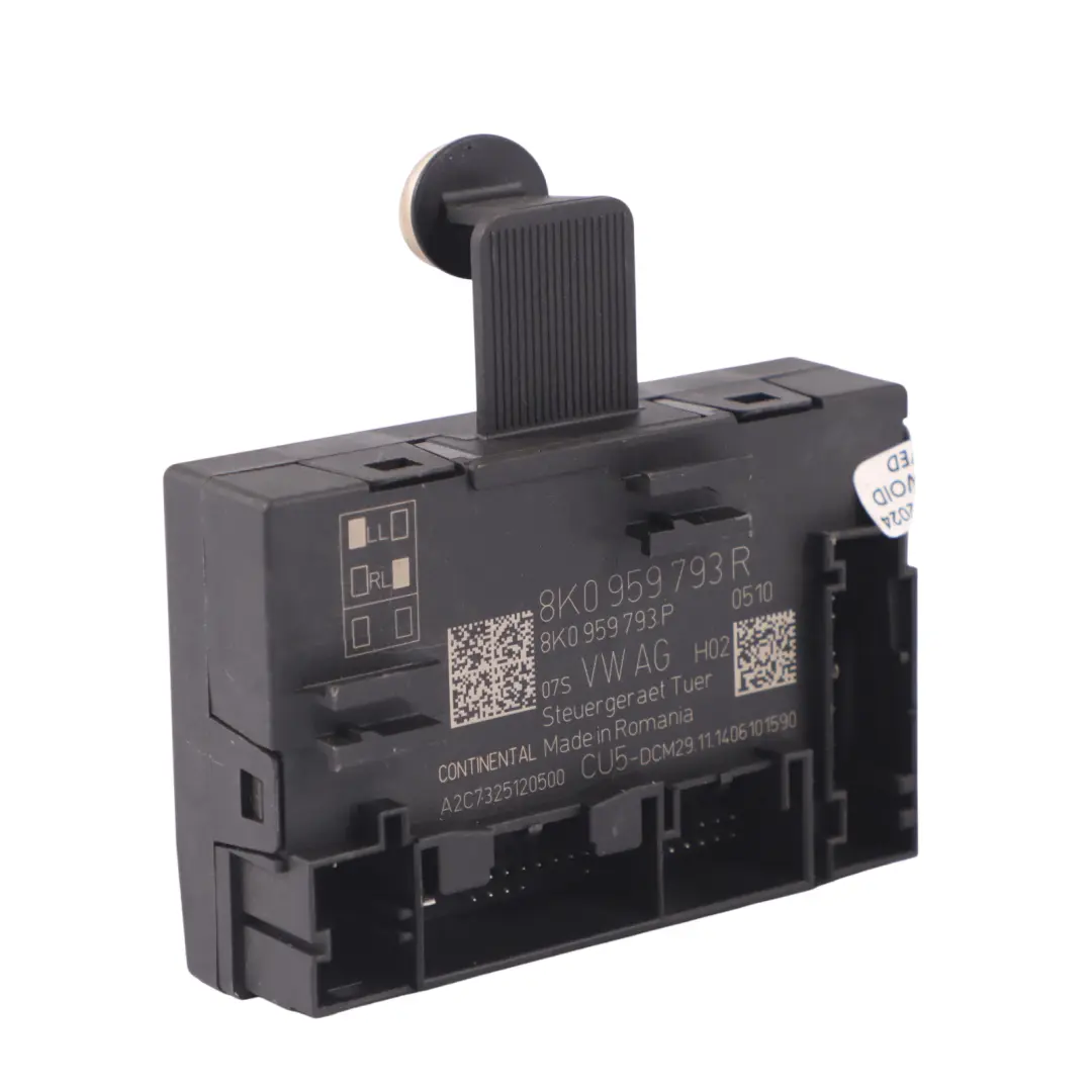 Module De Porte Unité Contrôle Avant Gauche Contrôleur ECU pour Audi Q5 8R à propos du numéro de pièce 8K0959793R Audi Q5 8R Module De Porte Unité Contrôle Avant Gauche Contrôleur ECU - SKU 8K0959793R - Numéro de pièce 8K0959793R