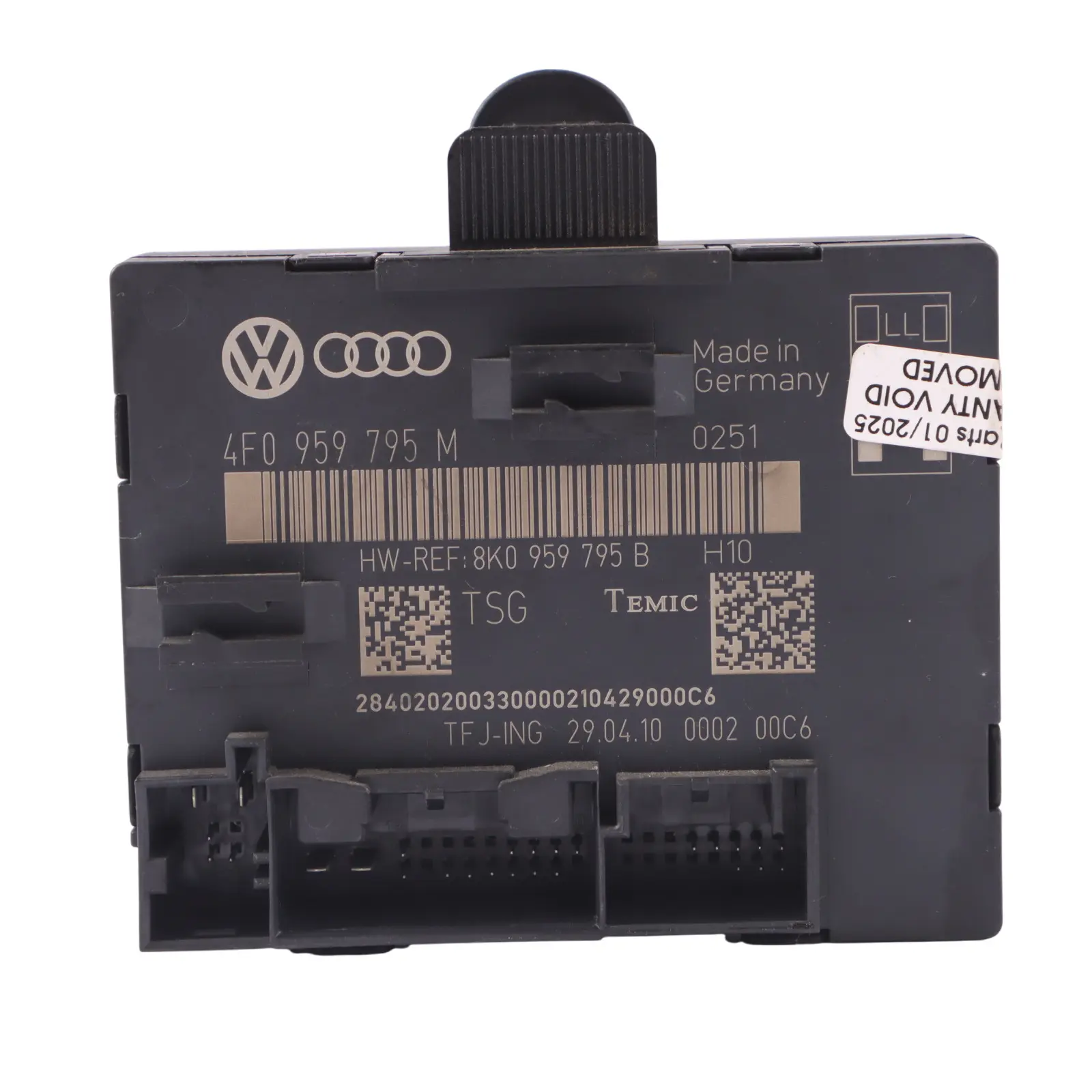 Audi Q7 4L Unidad módulo control puerta ECU Trasera Izquierda Derecha 8K0959795B
