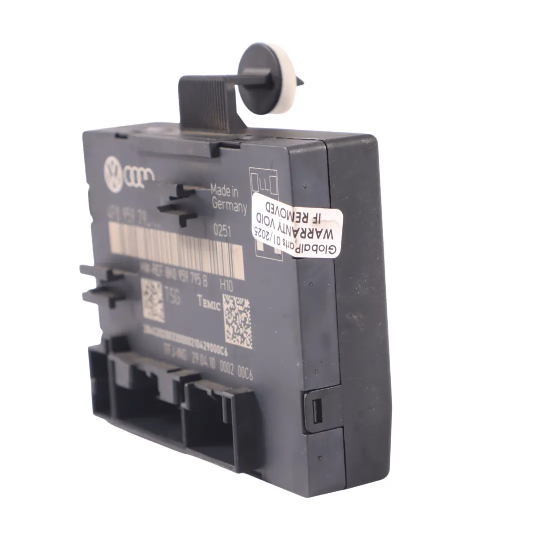 Audi Q7 4L Unidad módulo control puerta ECU Trasera Izquierda Derecha - SKU 8K0959795B - Número de pieza 8K0959795B