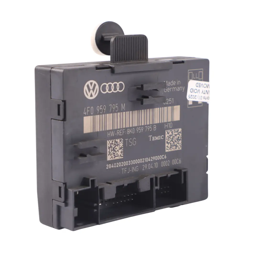 Door Control Module Unit ECU Rear Left Right N/O/S to Audi Q7 4L with Part number 8K0959795B Audi Q7 4L Door Control Module Unit ECU Rear Left Right N/O/S - SKU 8K0959795B - Part number 8K0959795B