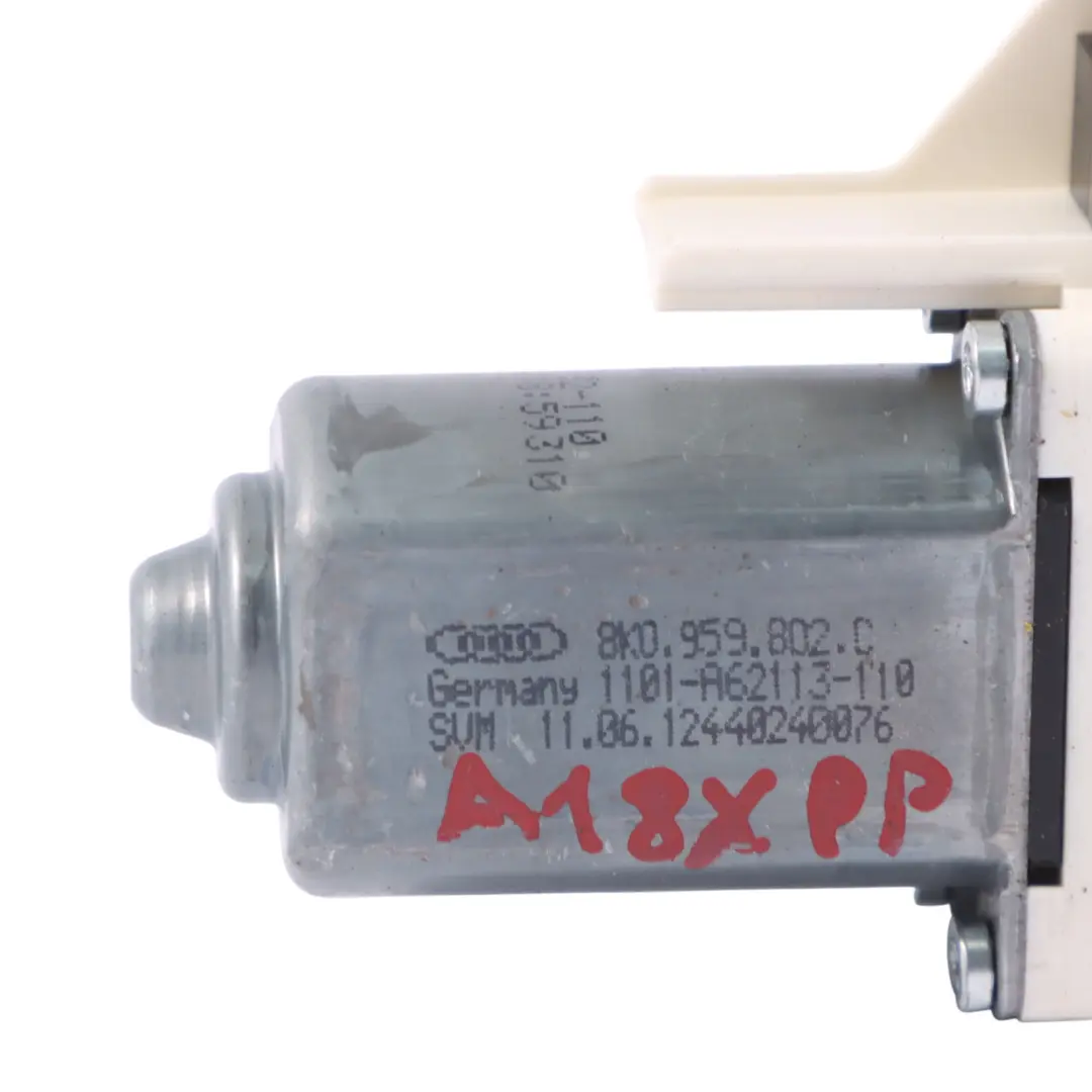 Lève-vitre Moteur Avant Droit Régulateur Unité Entraînement pour Audi A1 8X à propos du numéro de pièce 8K0959802C Audi A1 8X Lève-vitre Moteur Avant Droit Régulateur Unité Entraînement - SKU 8K0959802C - Numéro de pièce 8K0959802C