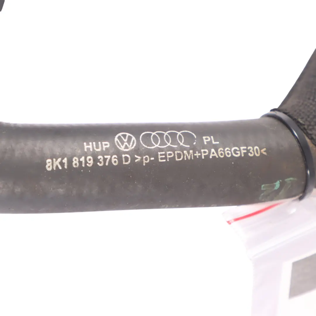 Audi A4 B8 8K A5 8T Tuyau refroidissement moteur essence raccordement - SKU 8K1819376D - Numéro de pièce 8K1819376D